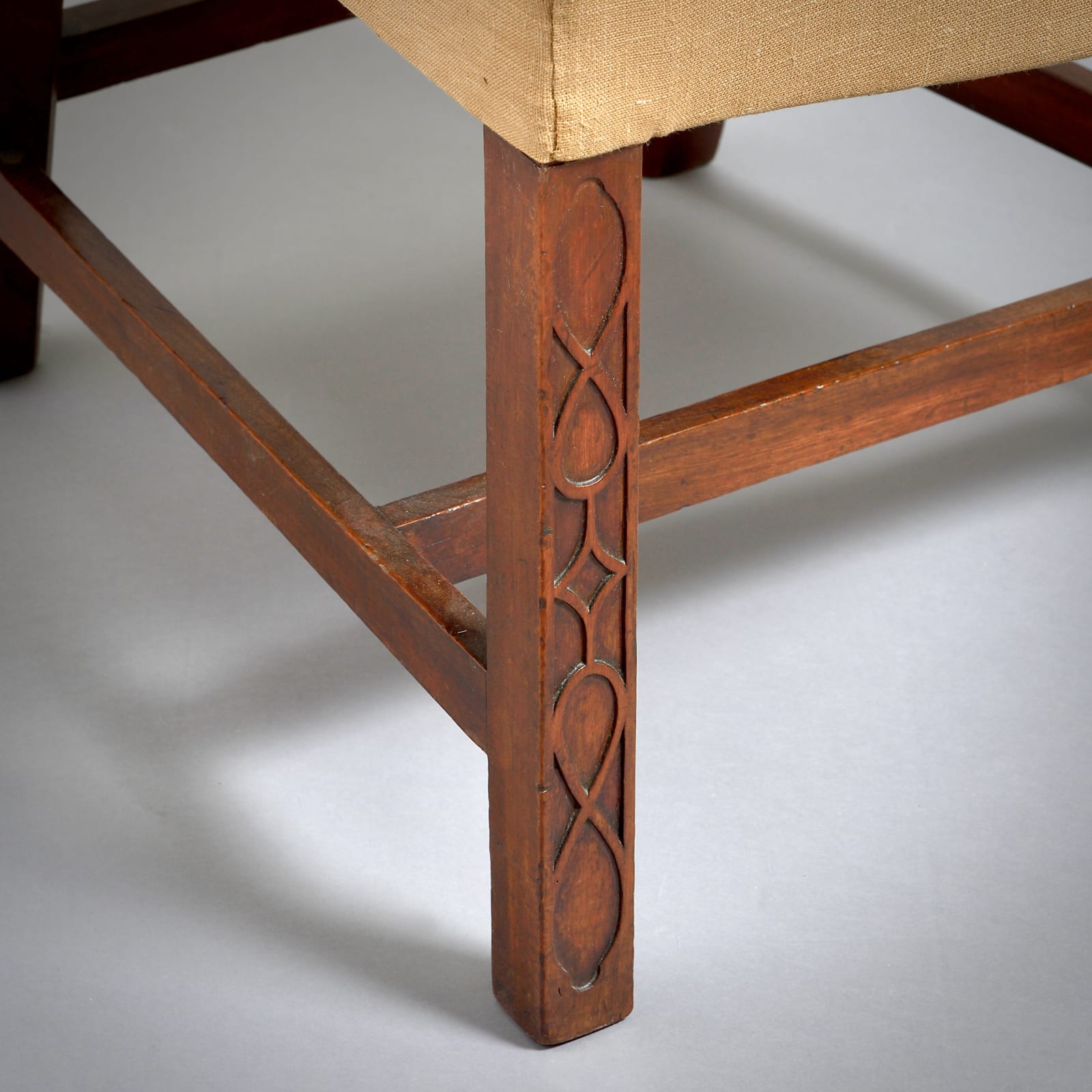 PAIR OF GEORGE III SCOTTISH MAHOGANY SIDE CHAIRS