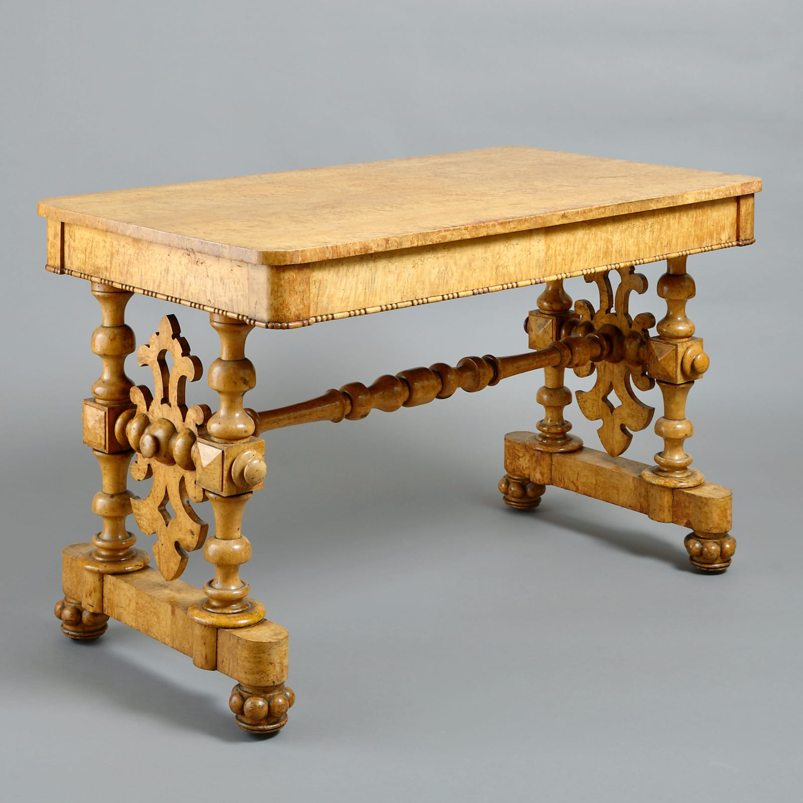 GEORGE IV BURR MAPLE WRITING-TABLE