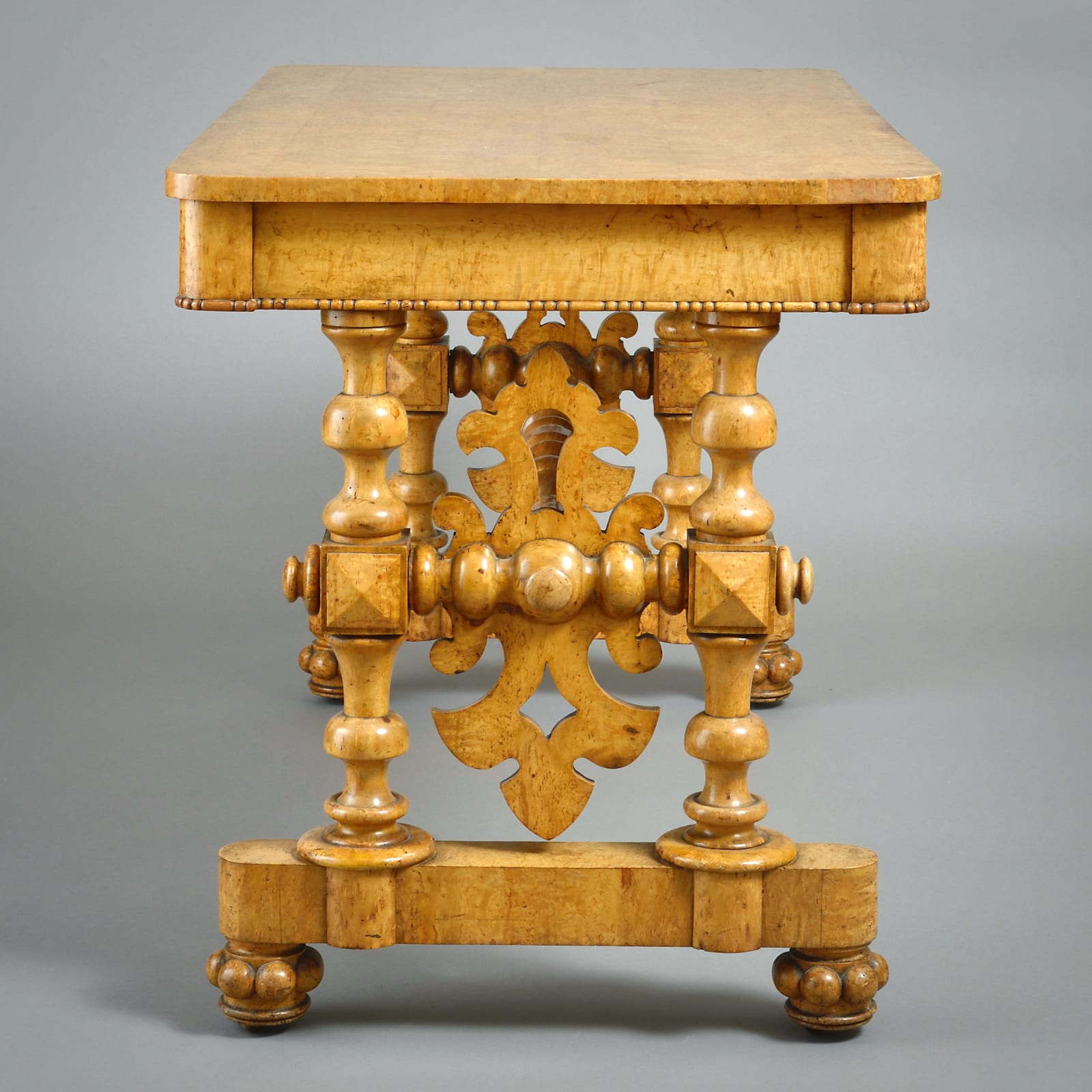 GEORGE IV BURR MAPLE WRITING-TABLE