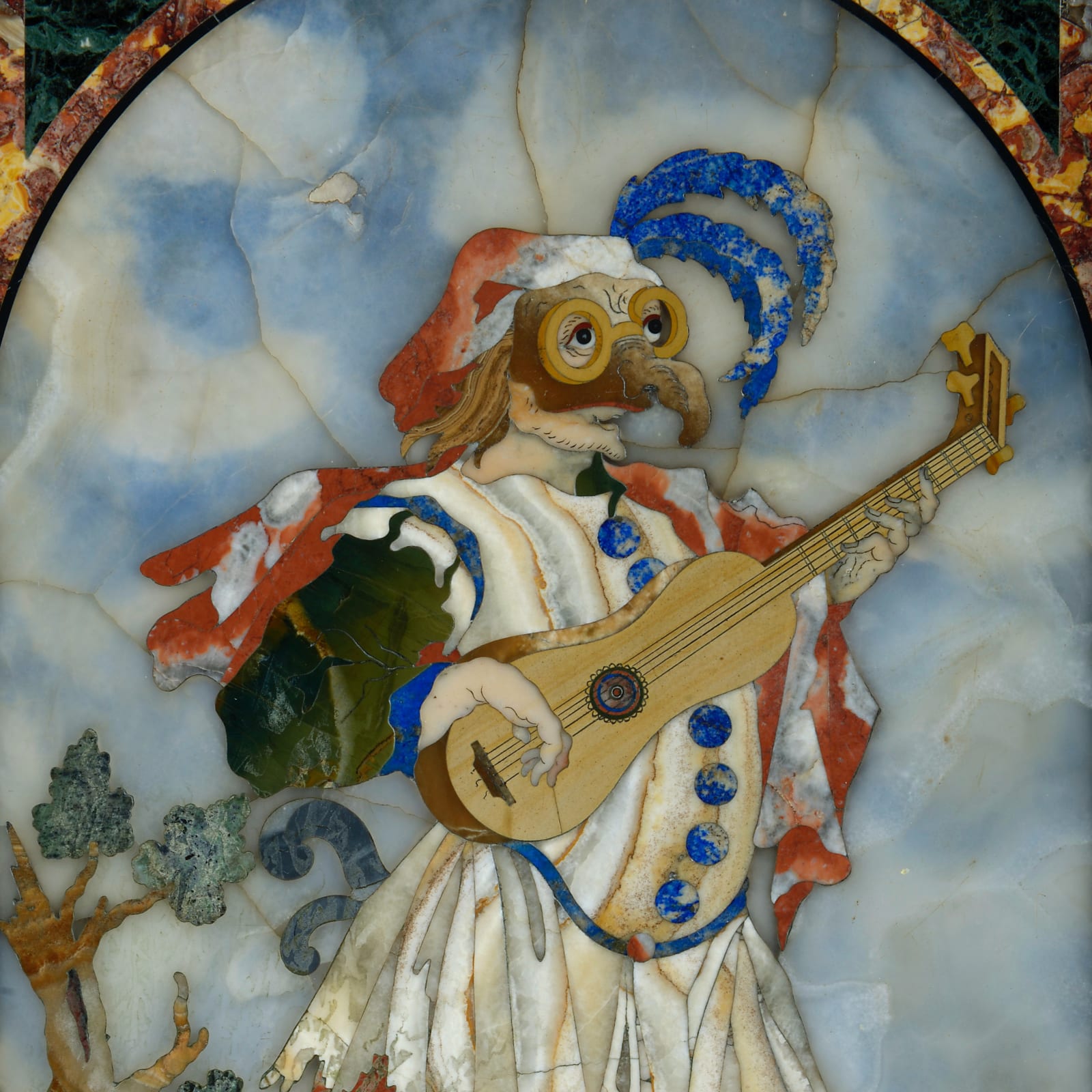 PAIR OF MEDICI WORKSHOP PIETRA DURA PANELS BY BACCIO CAPPELLI