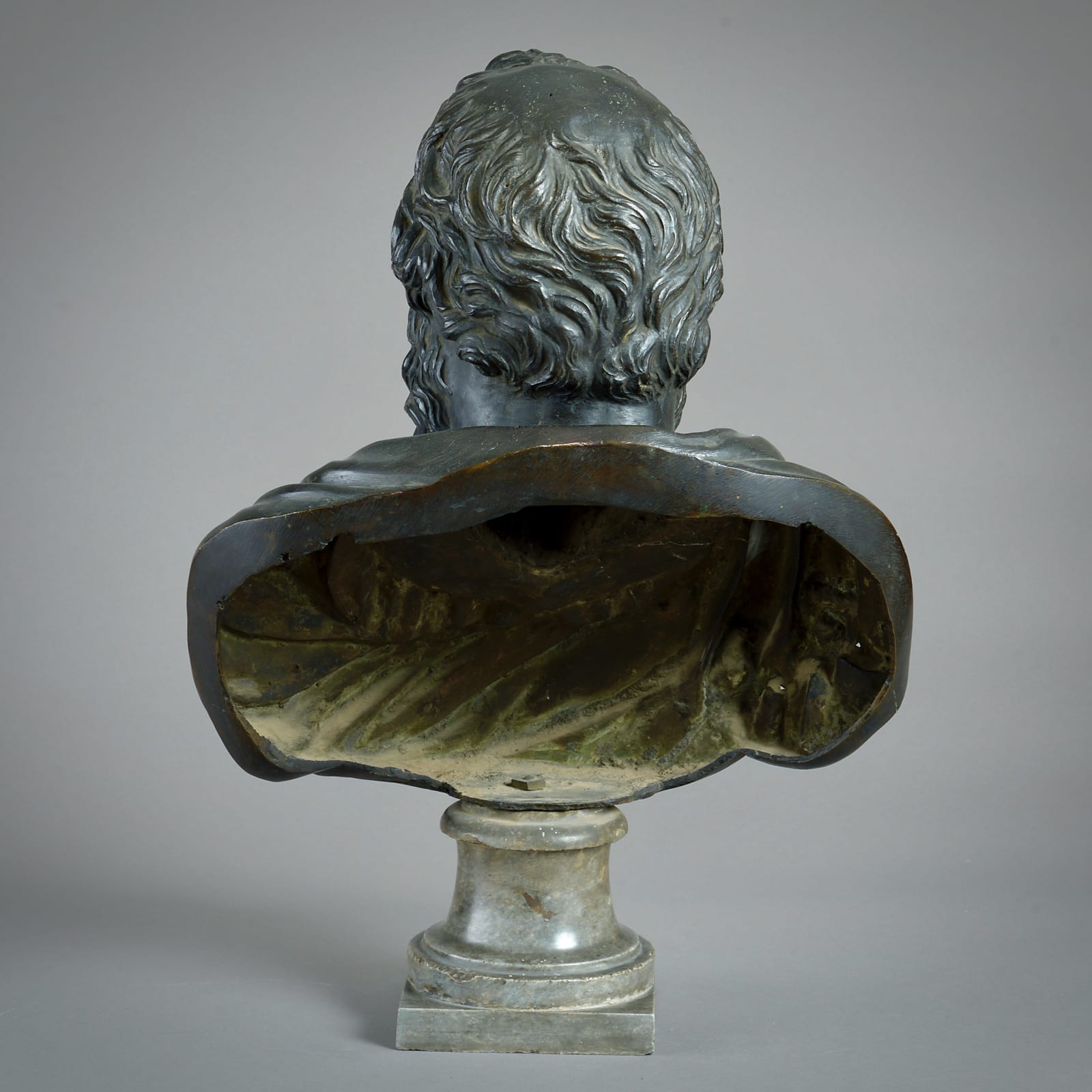BRONZE BUST OF SOCRATES