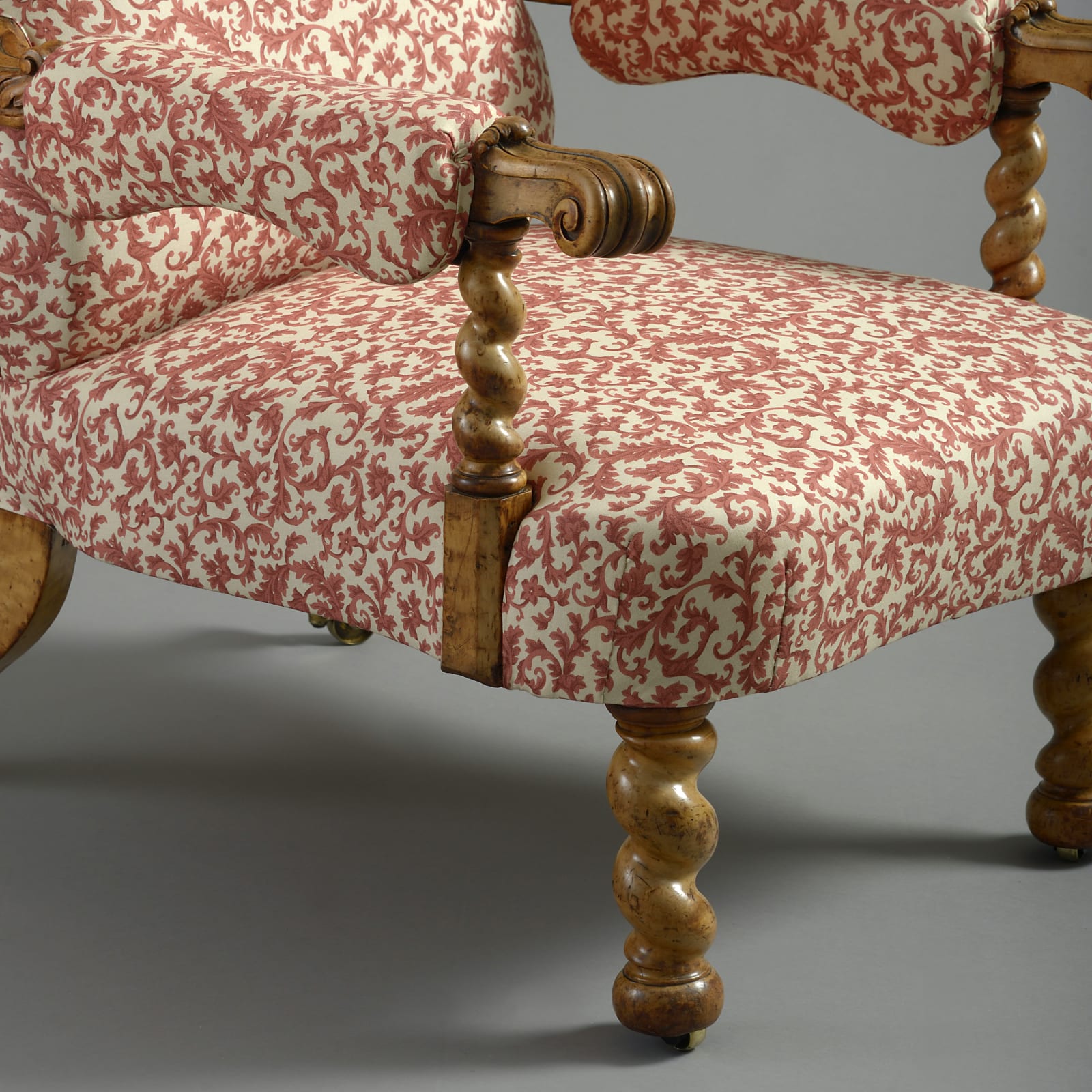 Victorian Maple Armchair