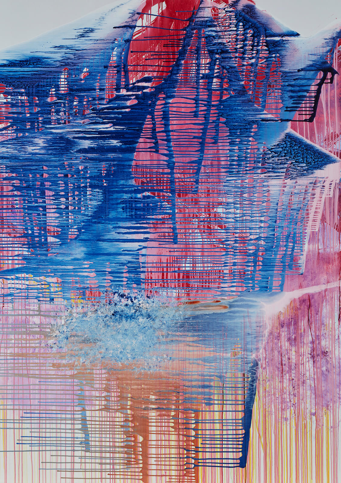 Jan Frederik De Cock, Passing the Alps. [Homage to Joseph Mallord William Turner], 2019