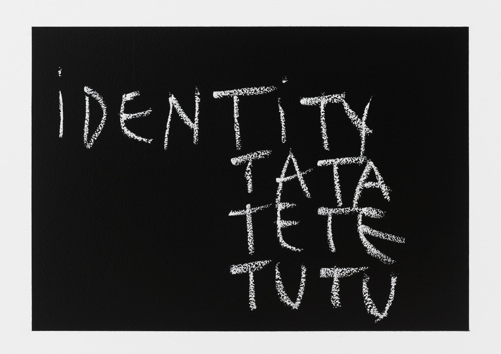 Dan Perjovschi, Identity, 2024