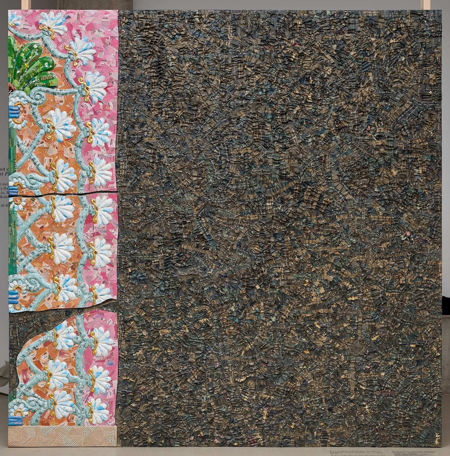 Michael Rakowitz, The Invisible Enemy Should Not Exist - (Northwest Palace of Kalhu (Nimrud), Room F, section 1, panel 17), 2019