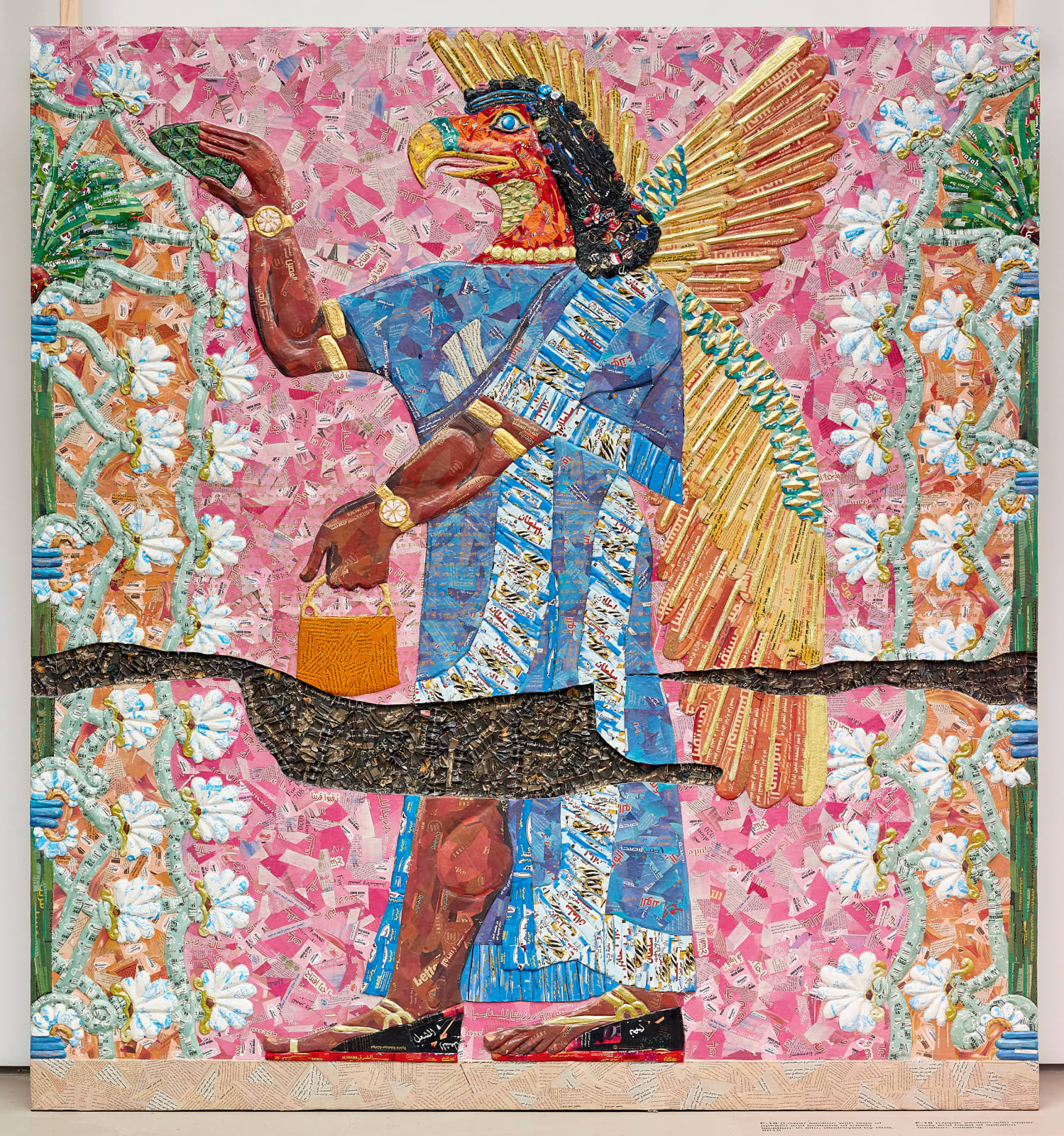 Michael Rakowitz, The Invisible Enemy Should Not Exist - (Northwest Palace of Kalhu (Nimrud), Room F, section 1, panel 10), 2019