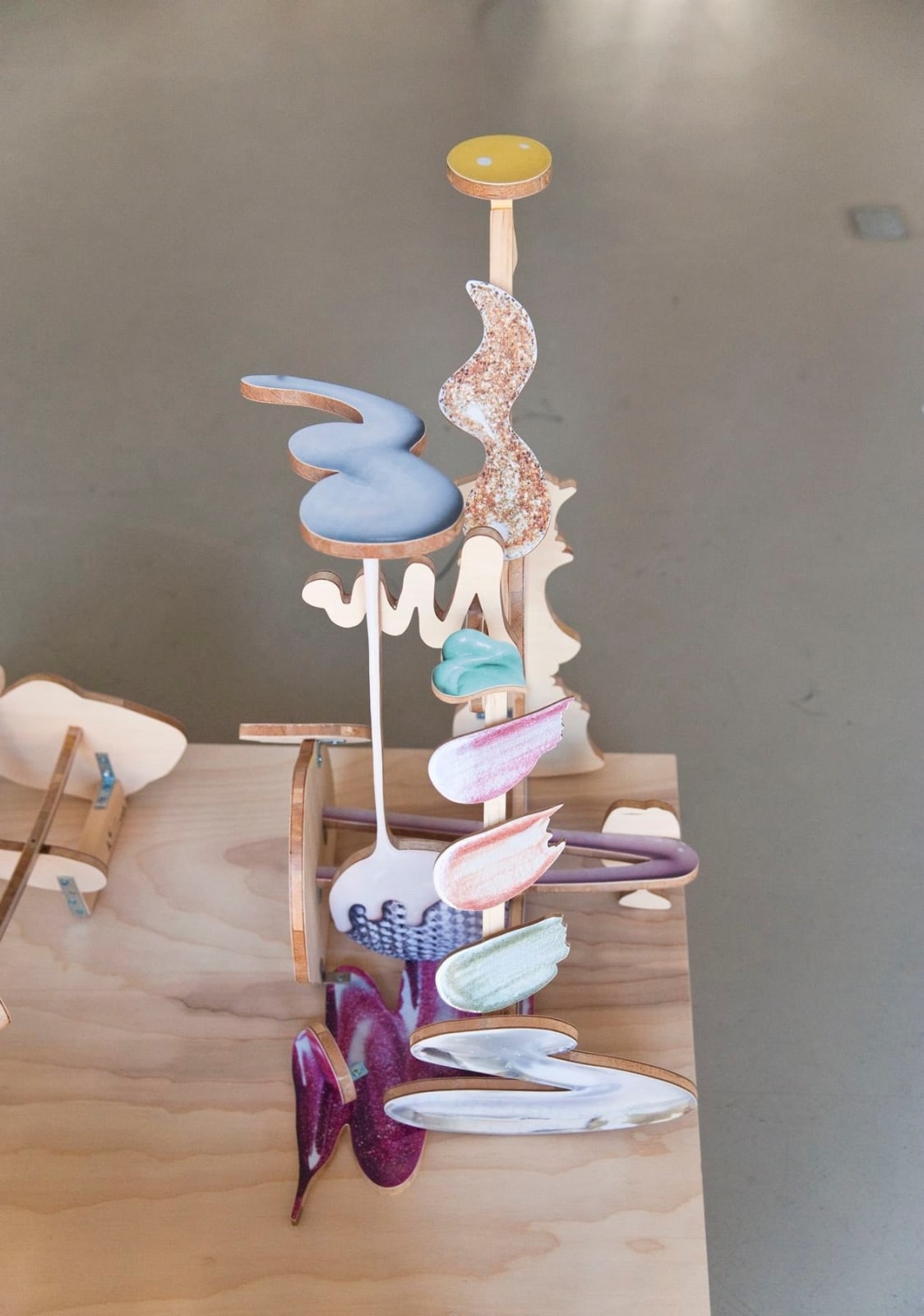 Teppei Kaneuji, Ghost in the Liquid Room (nail polish and body cream) #6, 2015