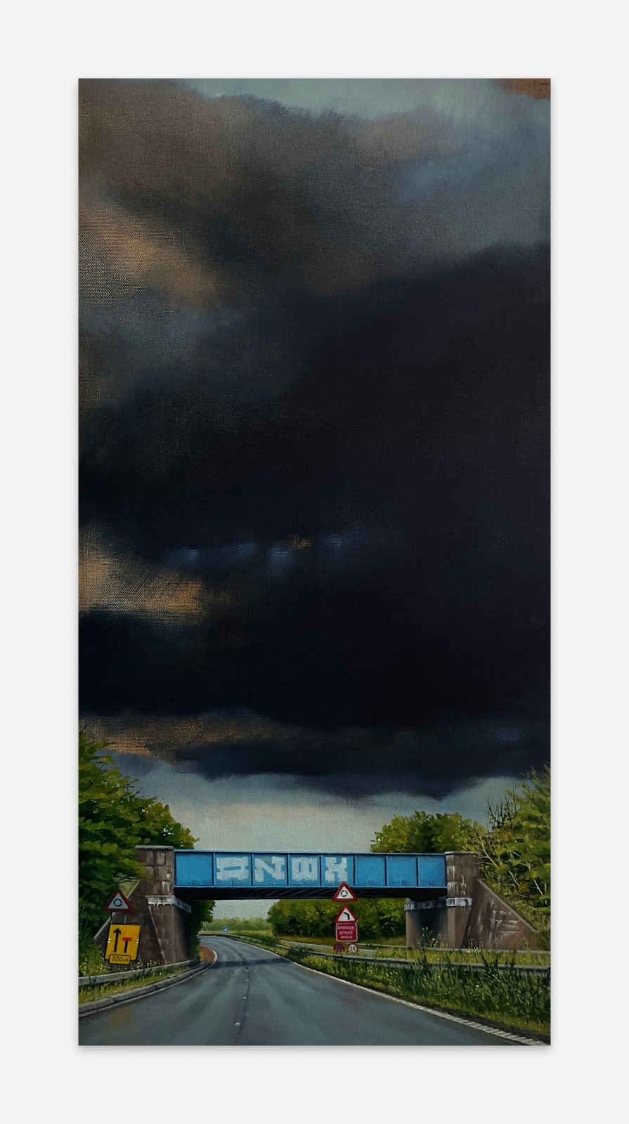 Jen Orpin, Heavy Overhead, Blue, 2023