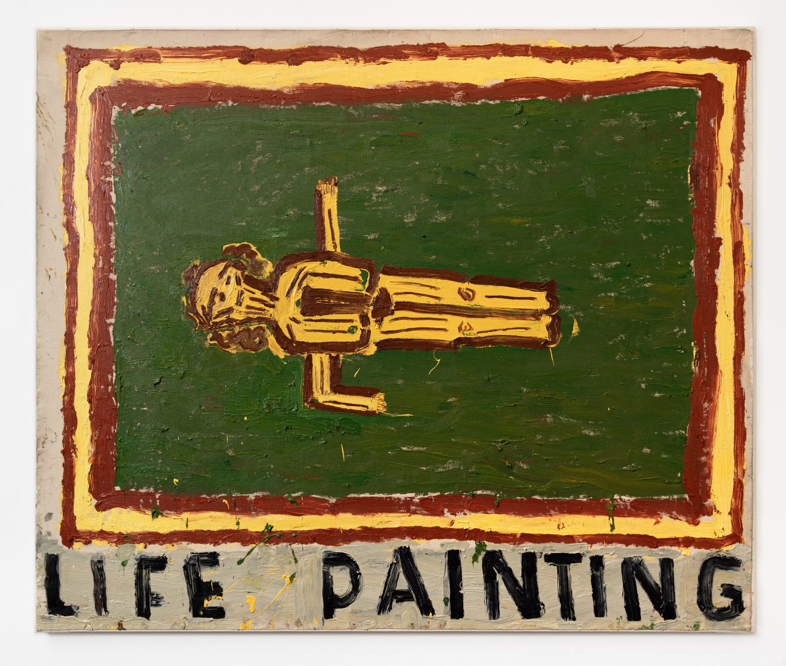 Rose Wylie, Magnet Girl, Life Painting, 2023