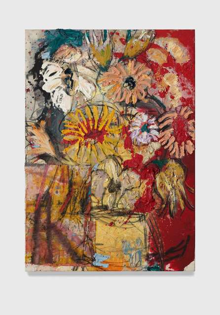 Daniel Crews-Chubb, Flowers 10 ( red and yellow) , 2021