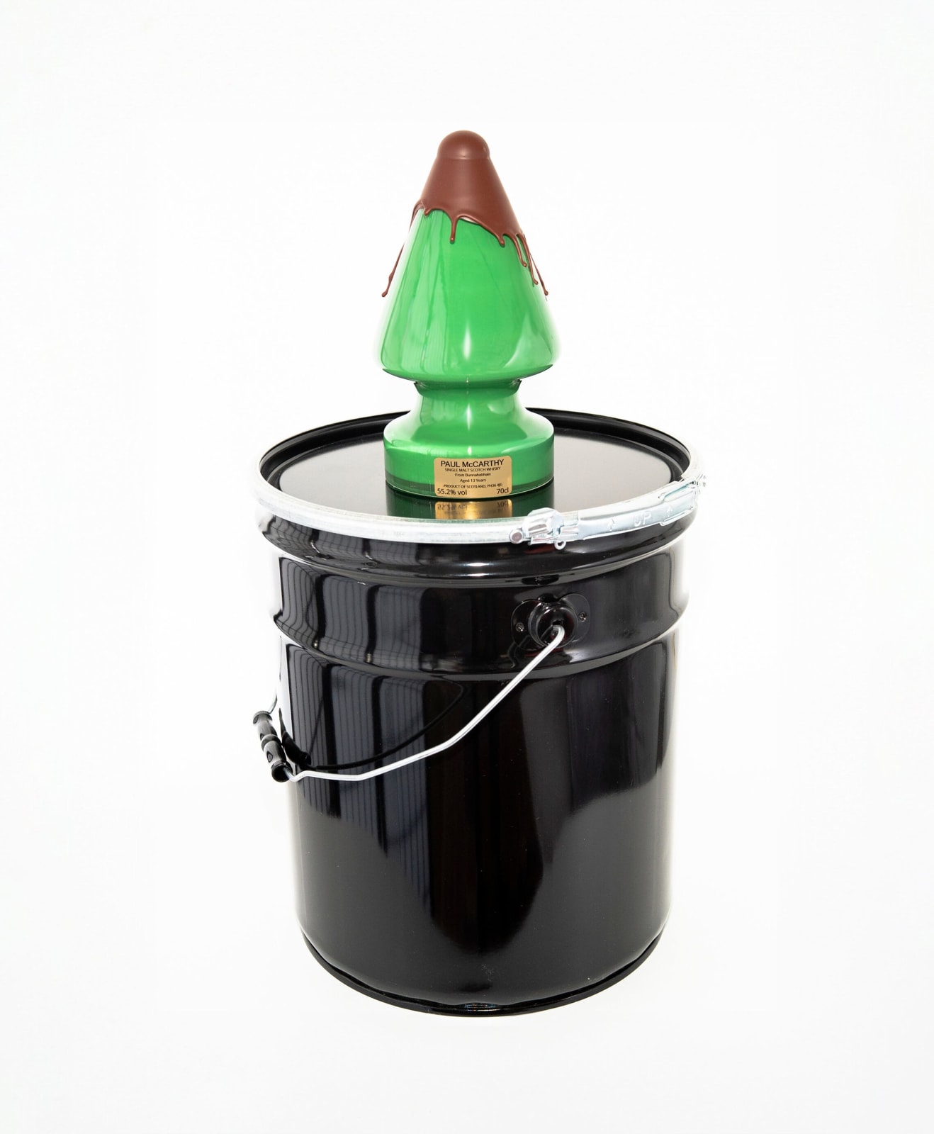 Paul McCarthy, Tree Green Plug Bottle Whisky Bucket Black - Early Collectors Edition, 2014-2024