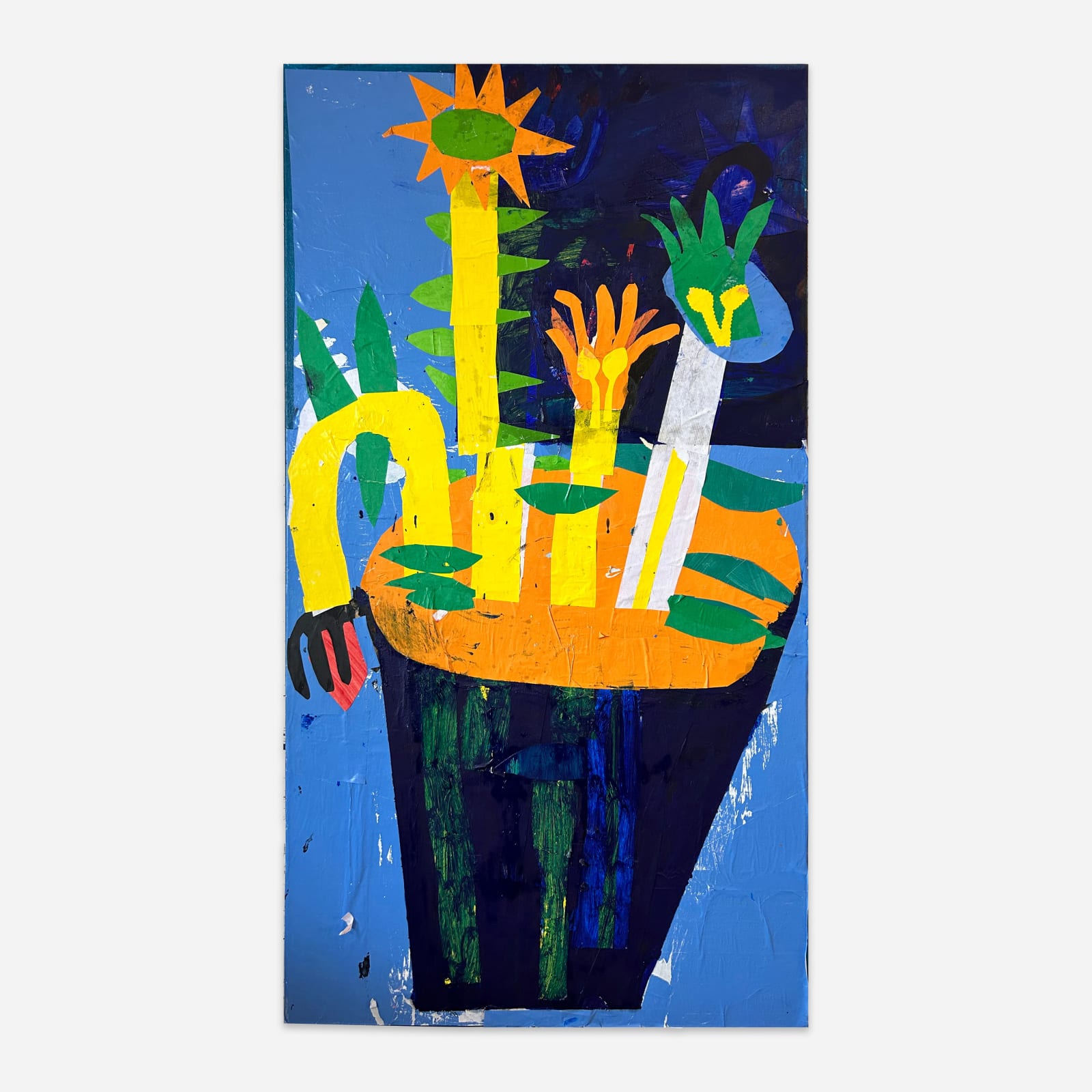 Florence Hutchings, Garden Pot (Blue), 2024