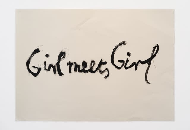 Rose Wylie, Girl Meets Girl, 2019