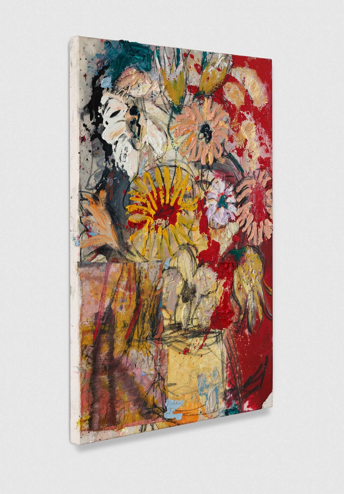 Daniel Crews-Chubb, Flowers 10 ( red and yellow) , 2021