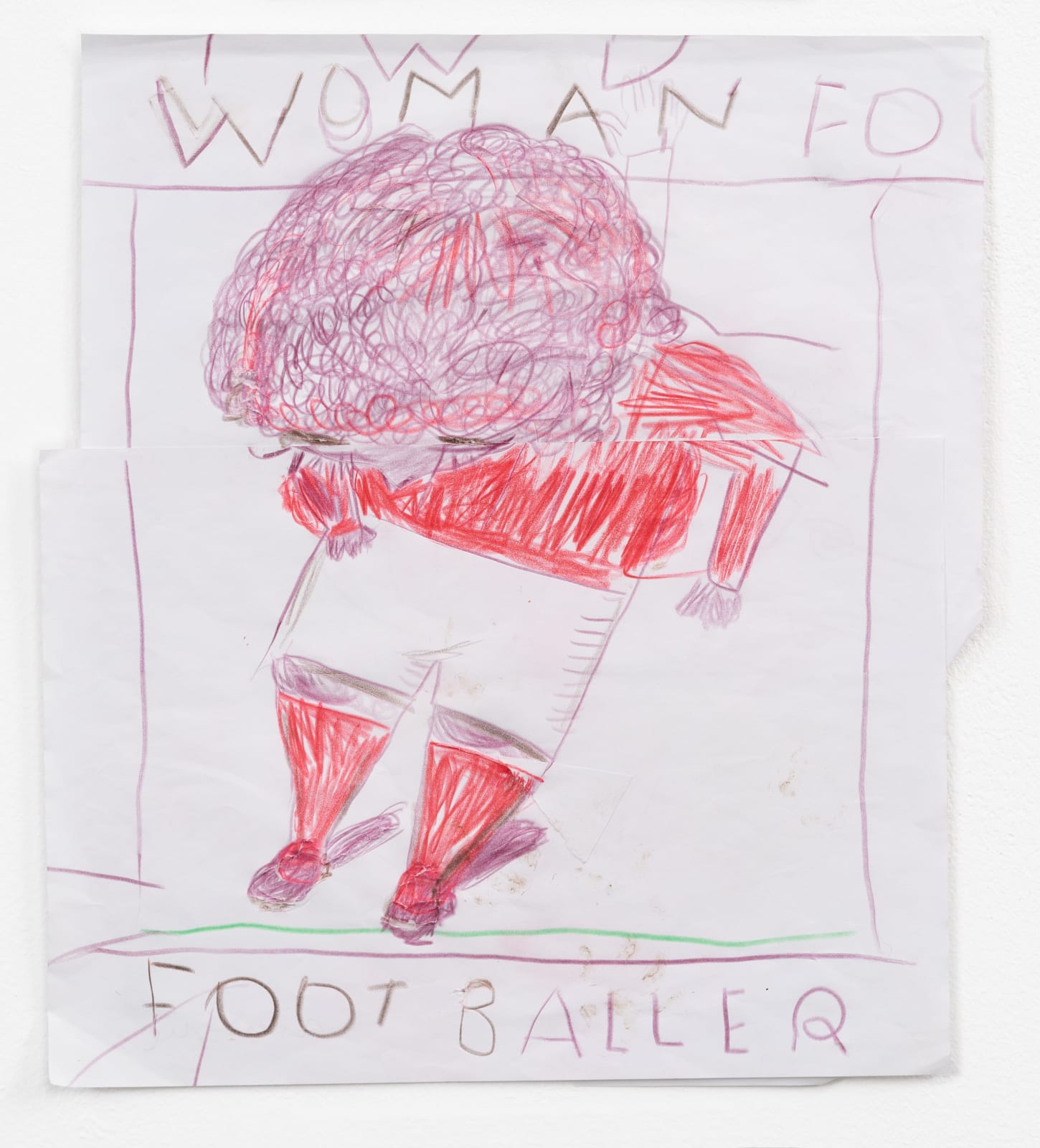 Rose Wylie, Woman Footballer, 2019