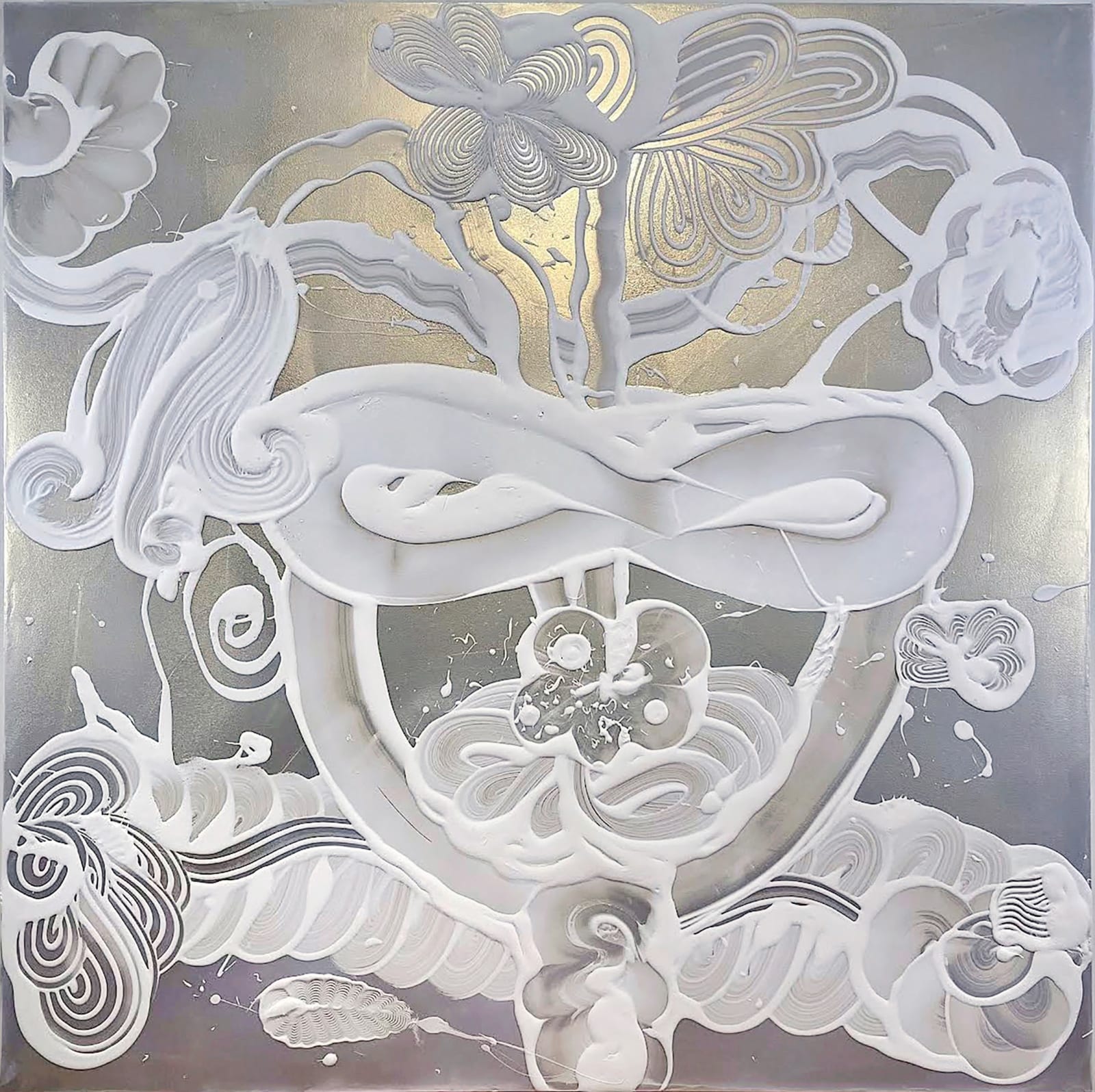 Catherine Howe, Dark Mica Painting (Summerwing), 2023