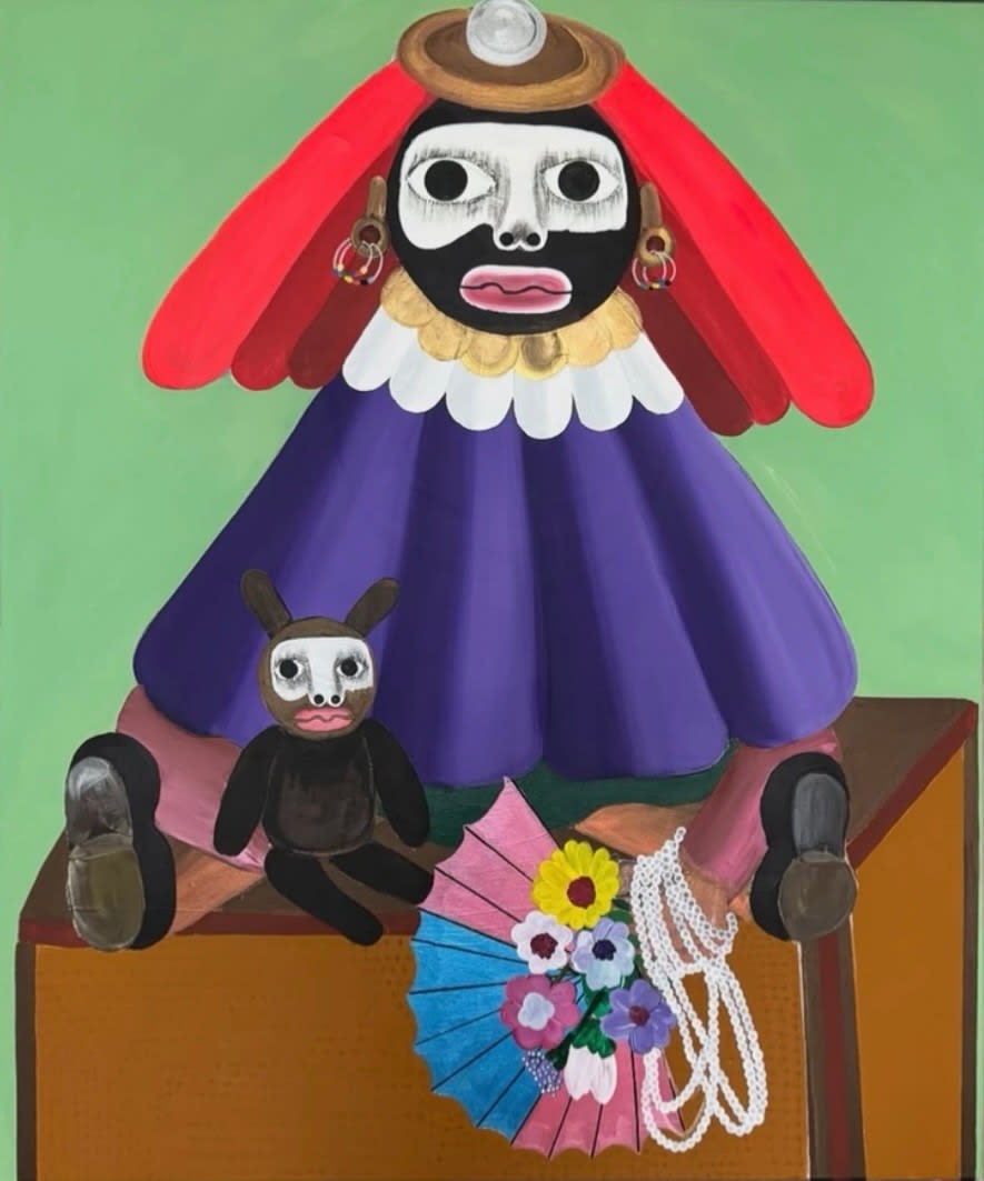 Kojo Marfo, The Girl Beneath the Pearls, 2025