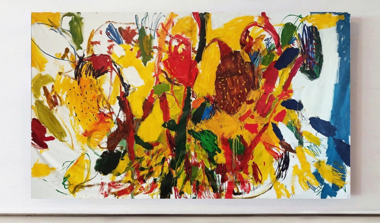 Luis Olaso, Composition for a sunflower field, 2025