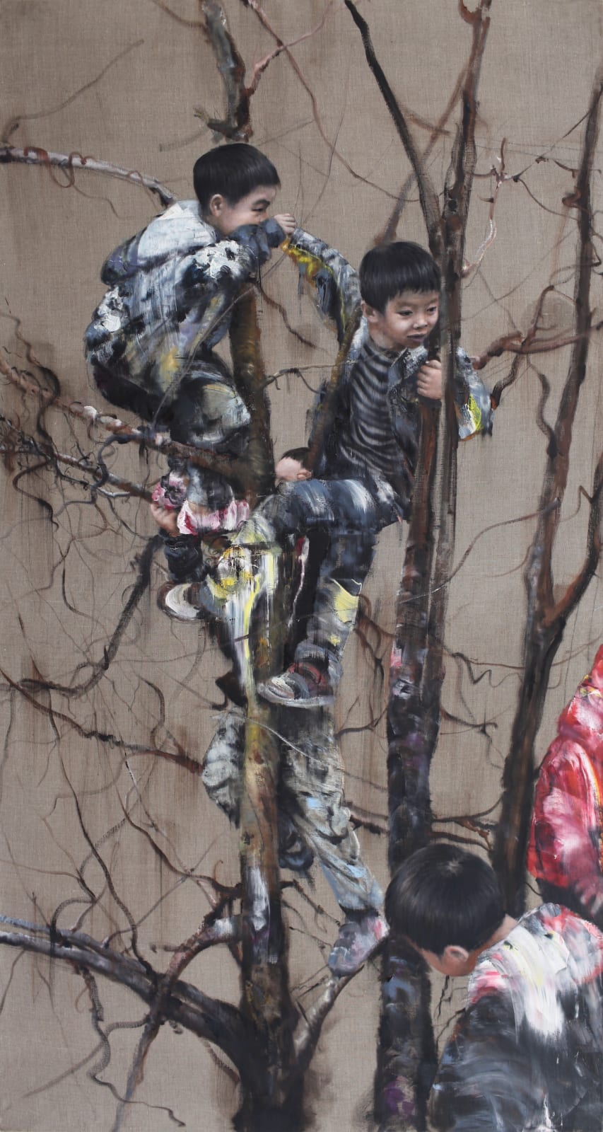 Li Tianbing, Climb the Tree, 2017