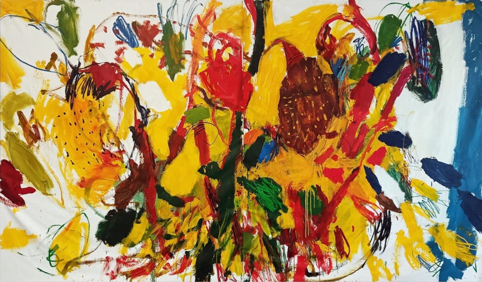 Luis Olaso, Composition for a sunflower field, 2025