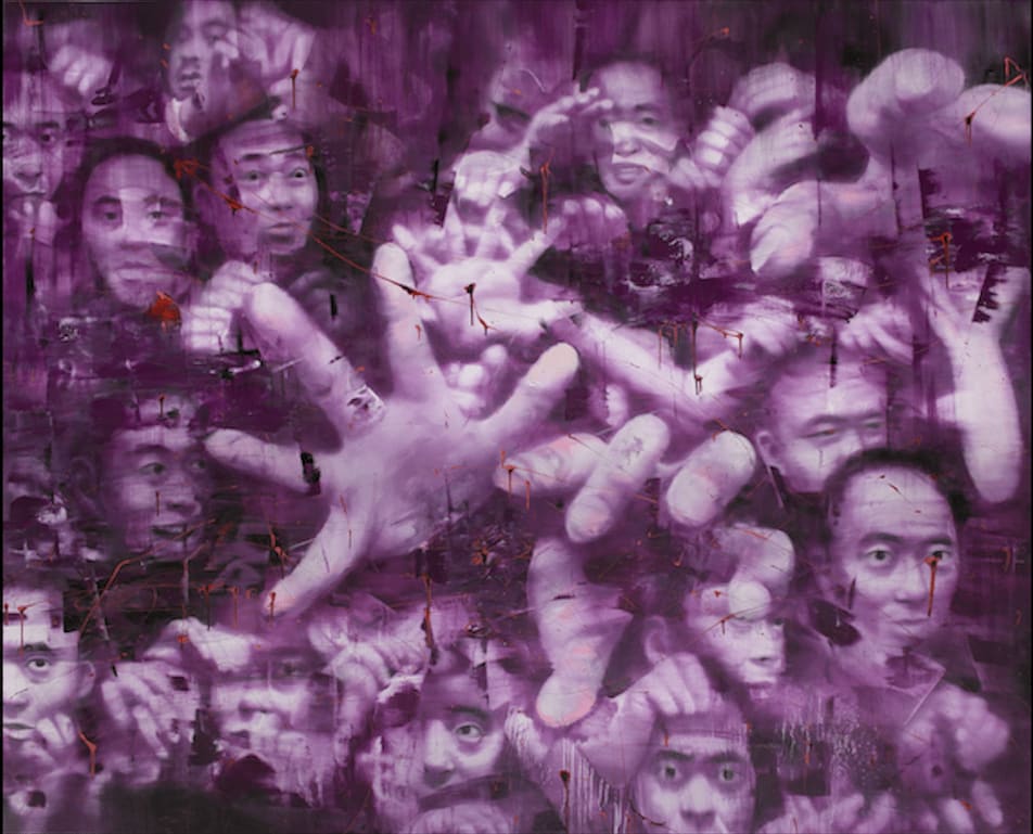Li Tianbing, Purple Accumulation, 2019