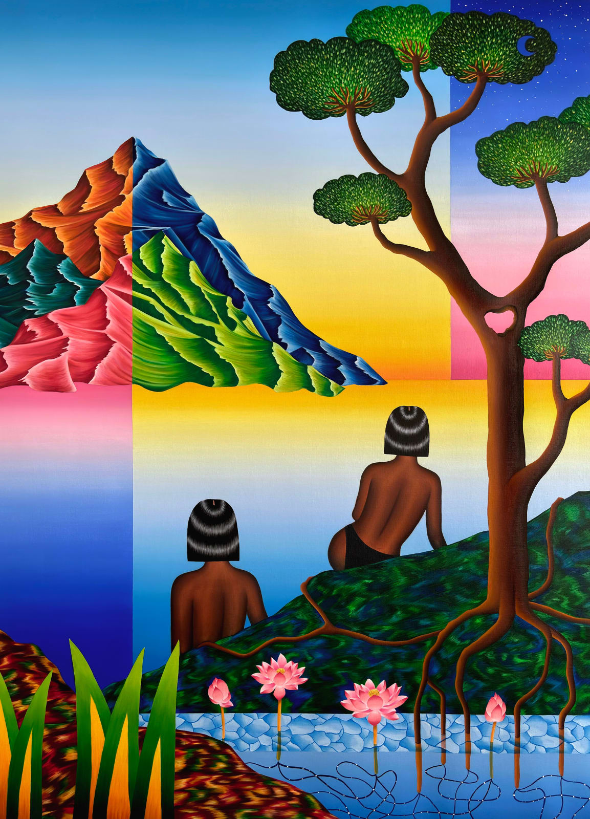 Sophie-Yen Bretez, « Before we knew there was silence the mountain spoke the water answered the world remembers for us. », 2025