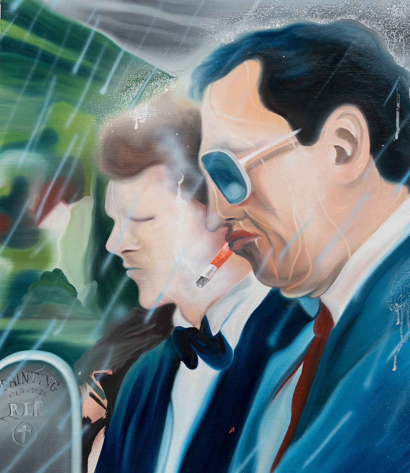 Yann Leto, Painting Is Dead, 2023