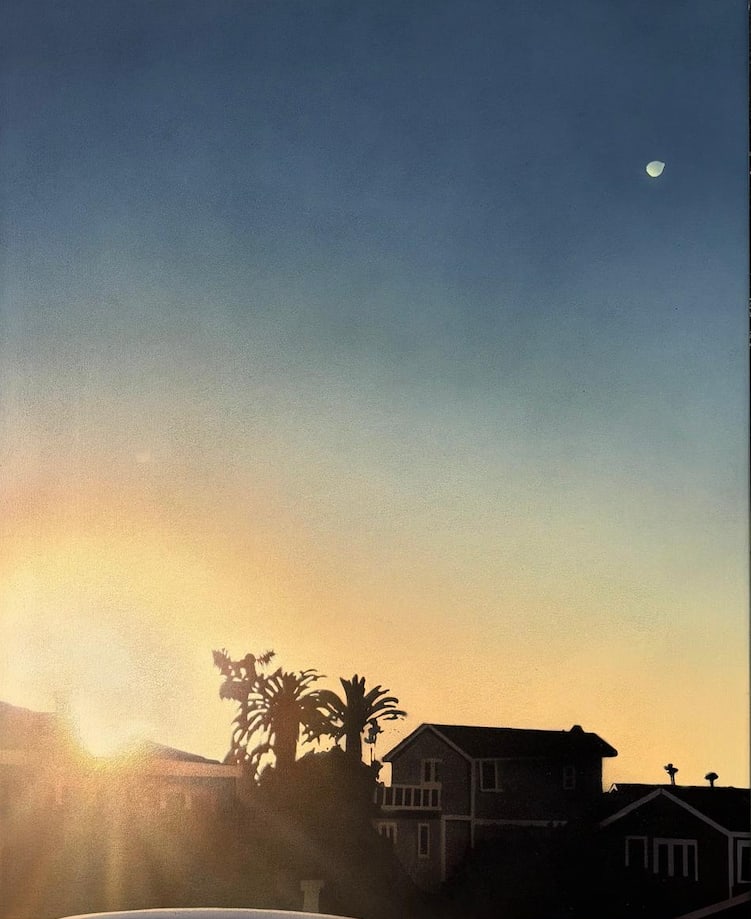 Marcel Rusu, Sunset in the Blue, 2025