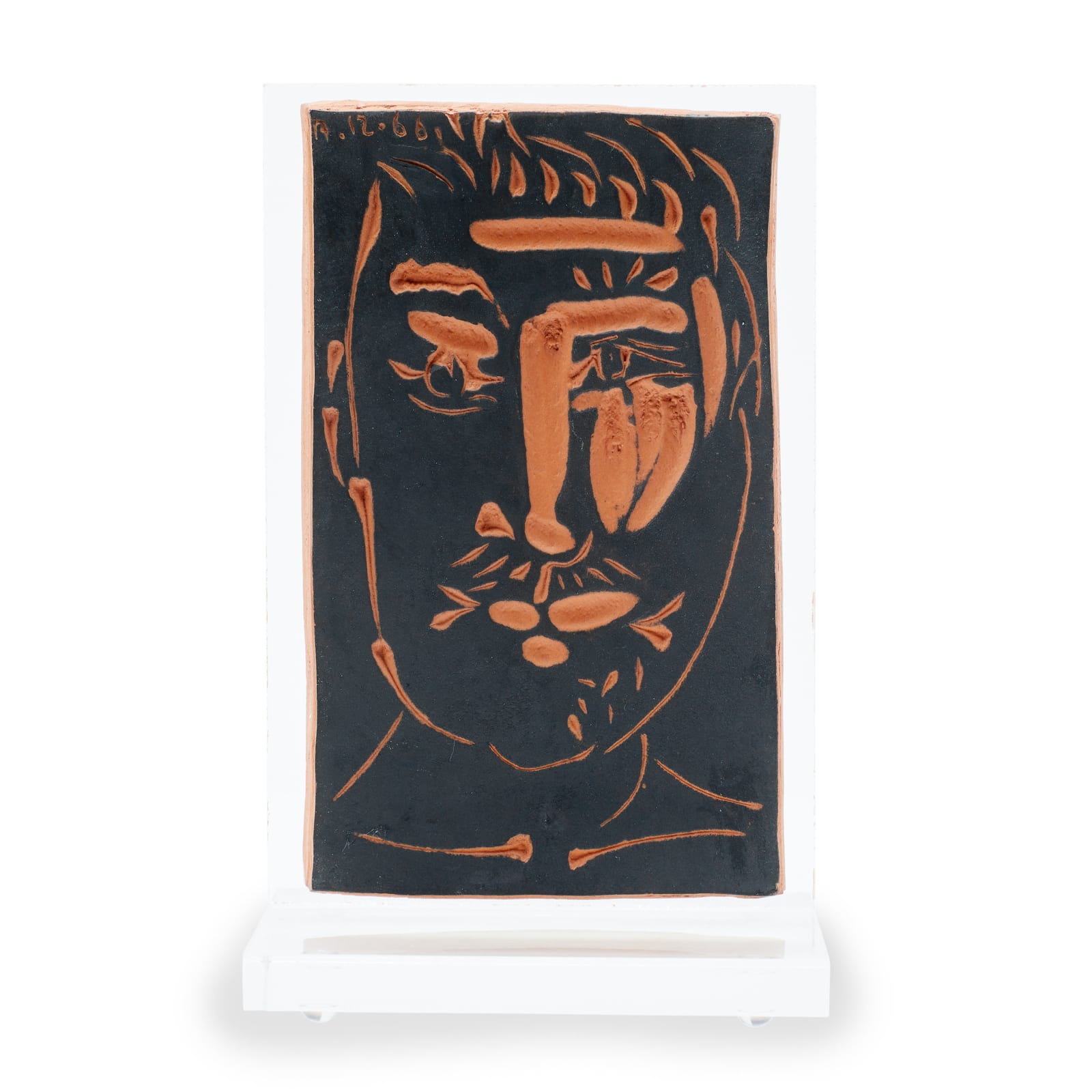 Pablo Picasso, Visage d'homme (A.R. 539), 1966