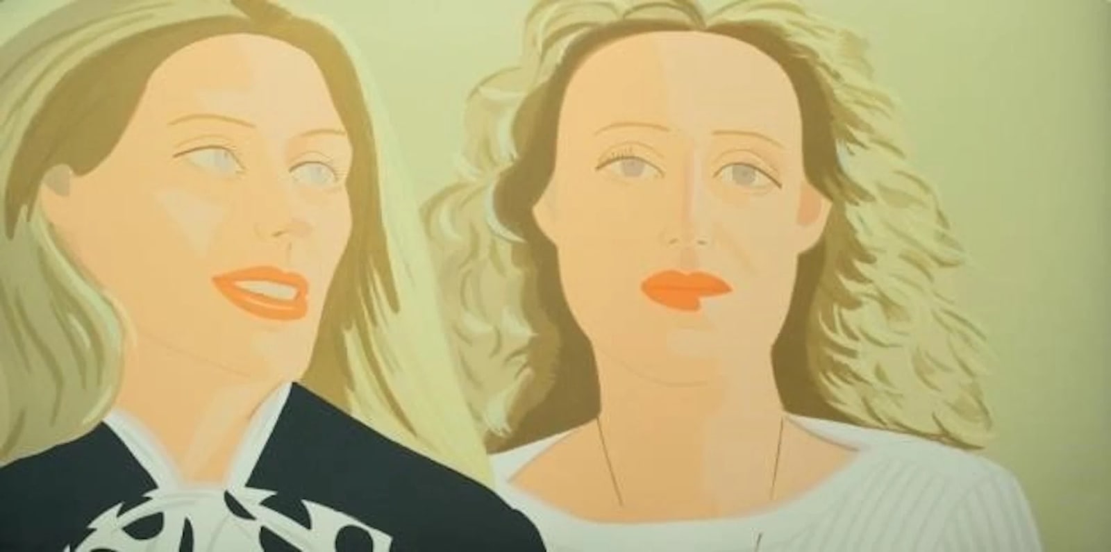 Alex Katz, Julia and Alexandra, 1983