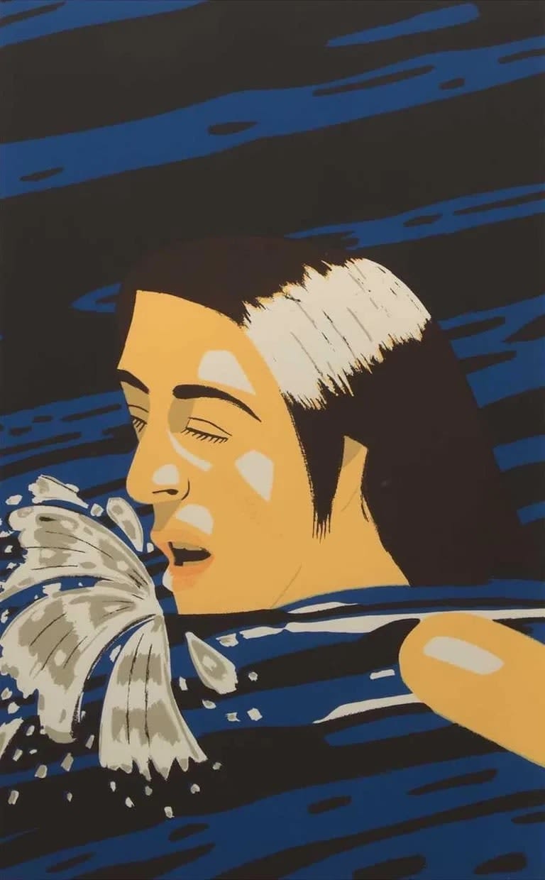 Alex Katz, Olympic Swimmer (Schröder 87), 1976