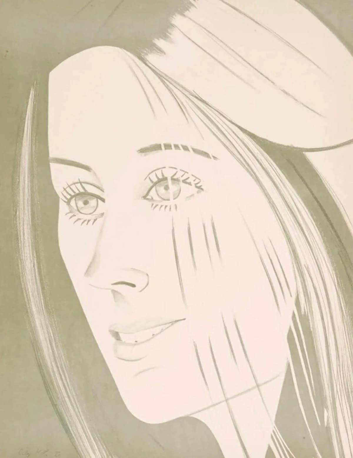 Alex Katz, Caroline, 1977