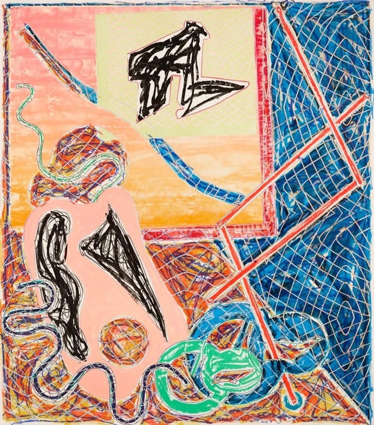 Frank Stella, Shards I (Axsom 144), 1982