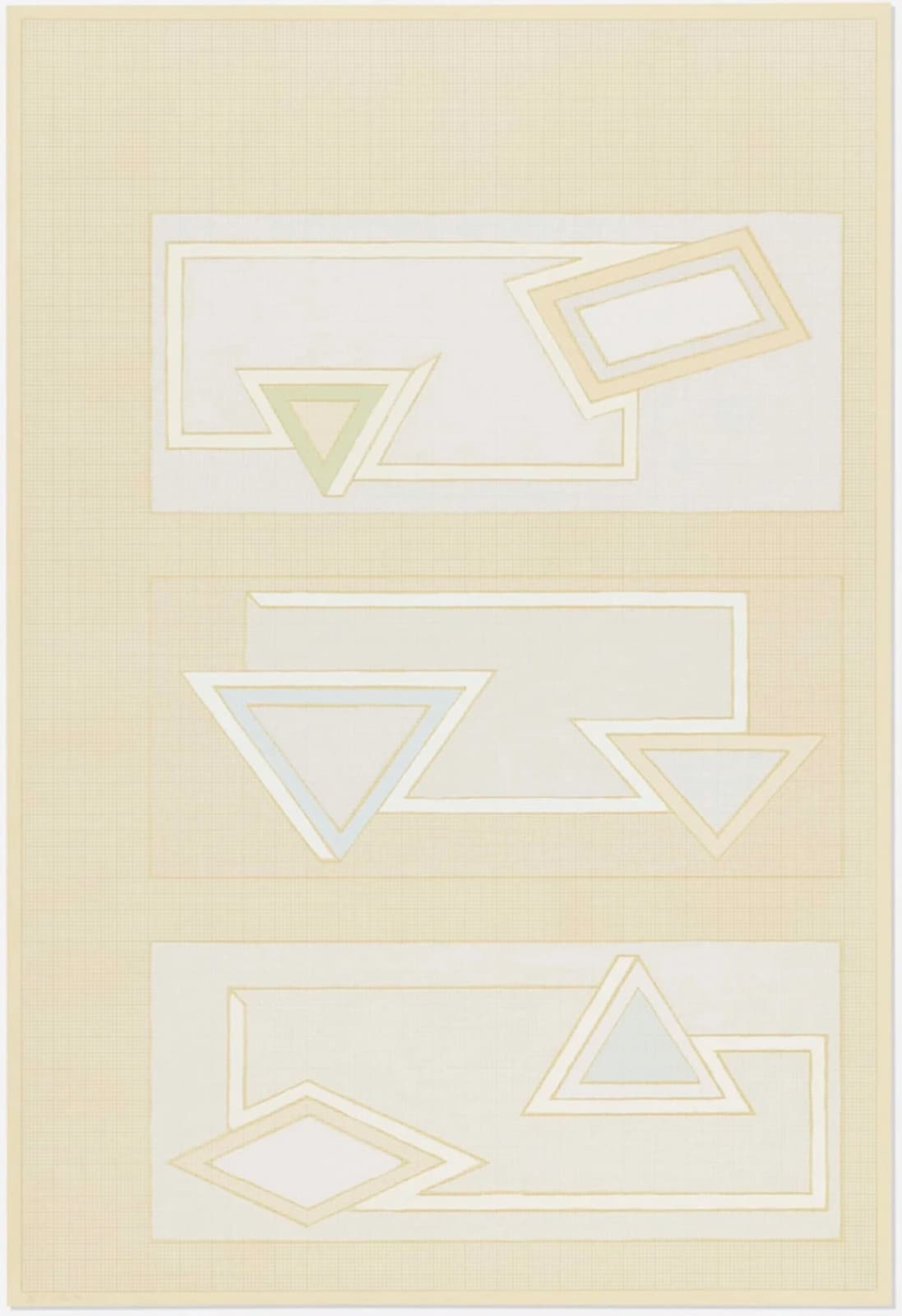 Frank Stella, Pastel Stack (Axsom 48), 1970