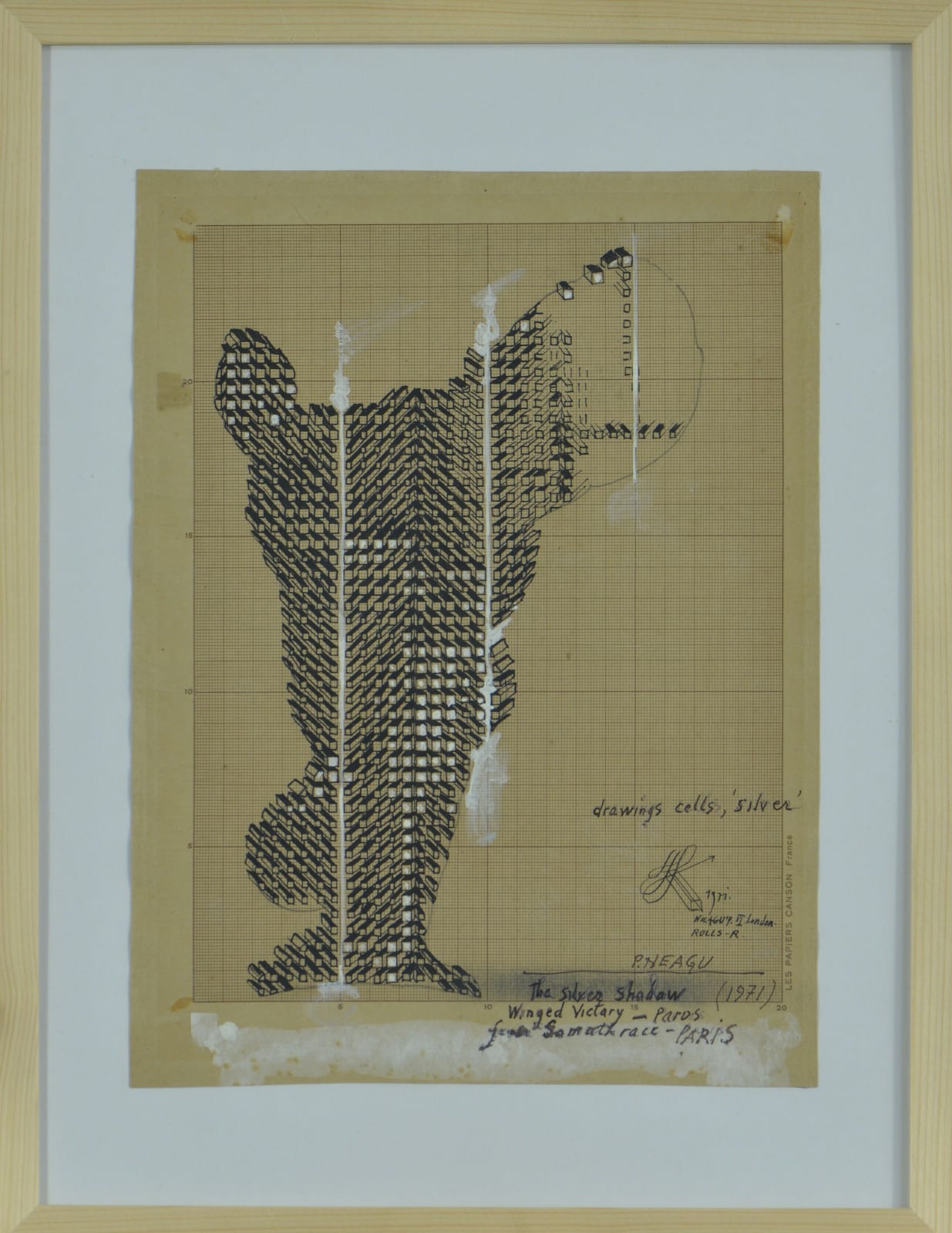 Paul Neagu, Silver Shadow, 1971