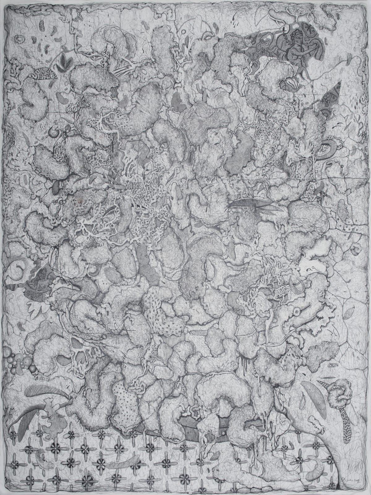 Radu Oreian, Self Portrait as Eros in Pompeii, 2019