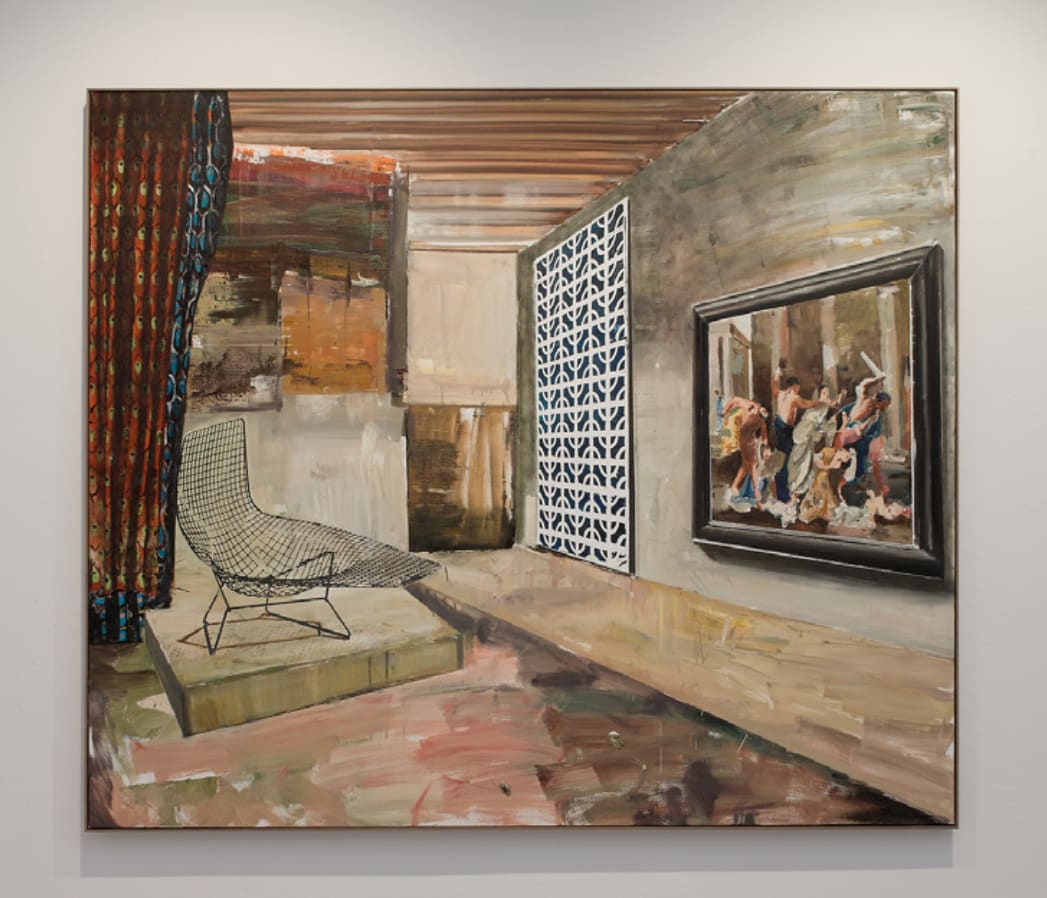 Marius Bercea, Untitled (Bertoia and Poussin), 2024