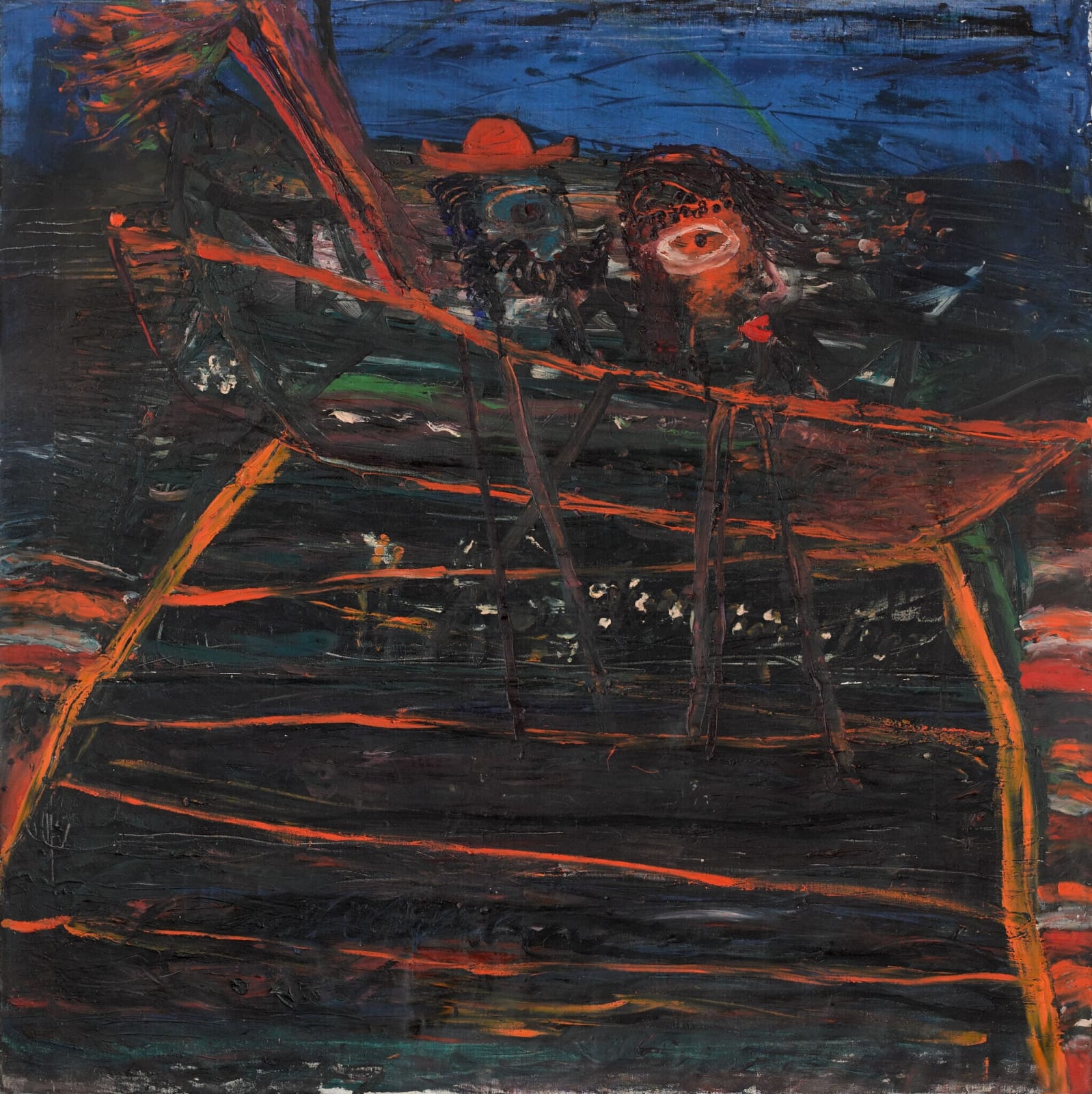 Ioan Aurel Mureșan, Two in a boat, 1988-1989