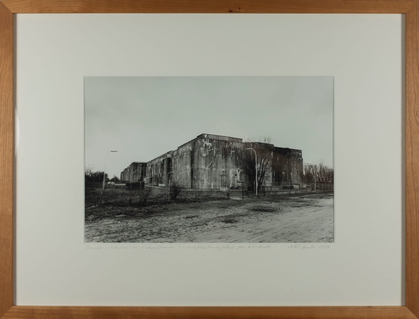 Peter Jacobi, Bunker Valentin on the Weser/Bremen, submarine fleece tape factory 6 submarines simultaneously. The bunker was bombed by the British Air Force before production began, 1982-1983