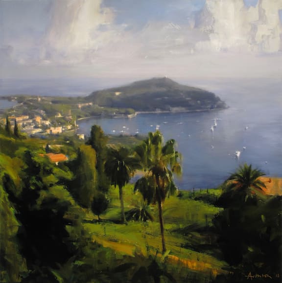 Ben Aronson, Sun and Clouds, Cap Ferrat, 2016