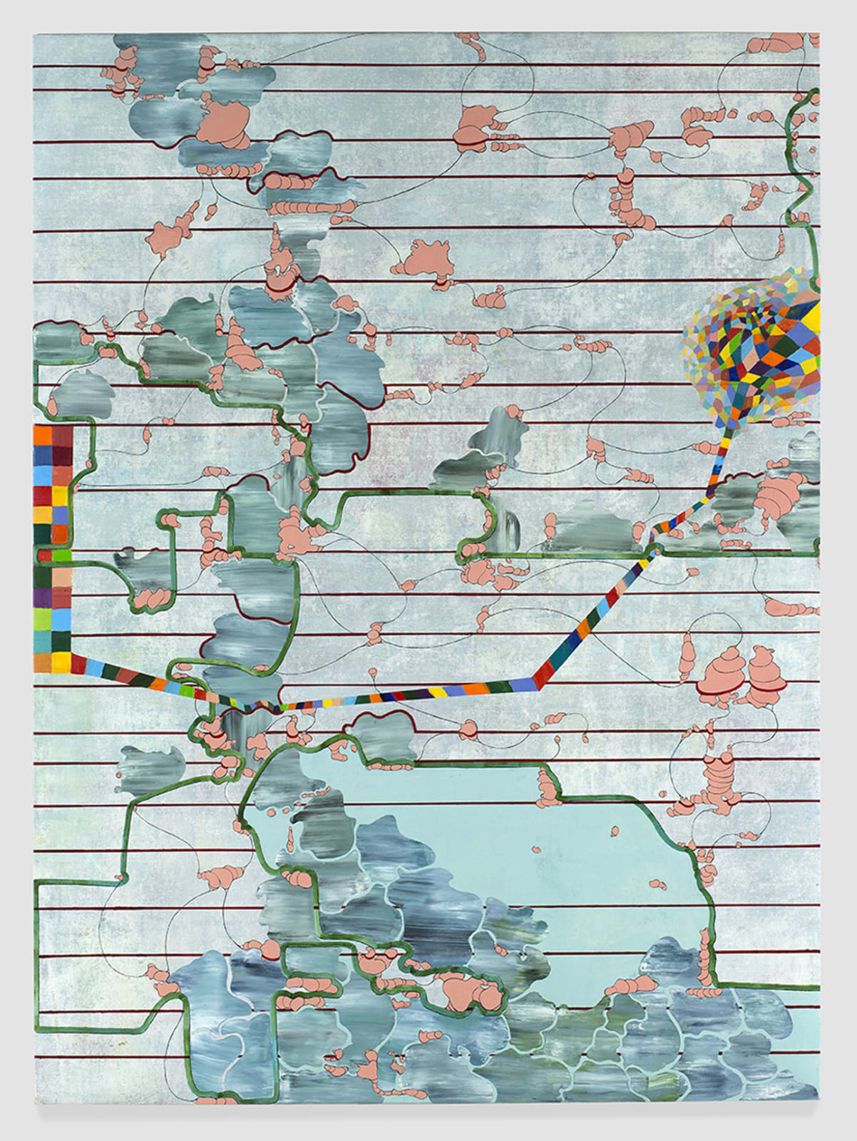 Lisa Corinne Davis, Psychotropic Turf, 2015