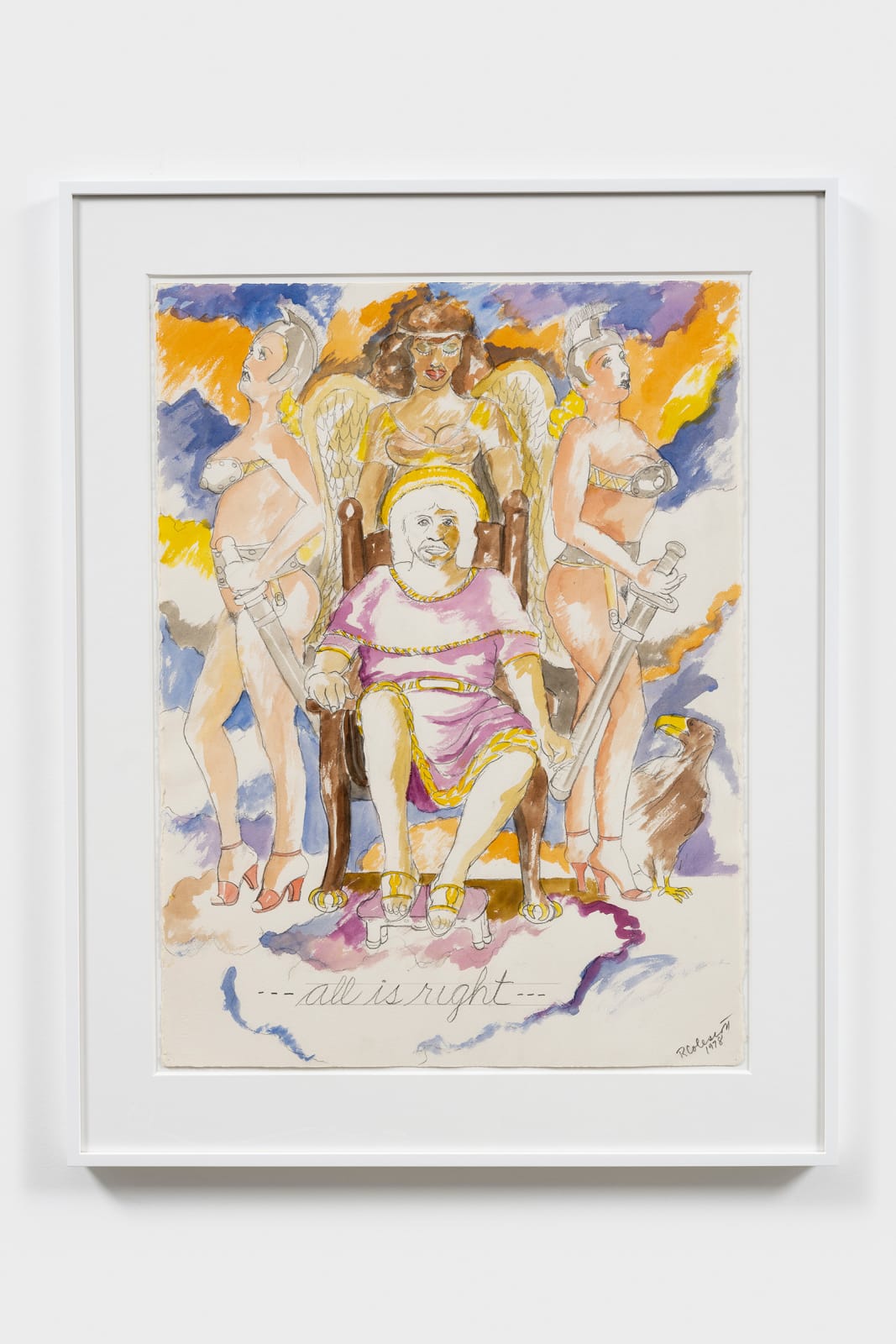 Robert Colescott, All is right, 1978