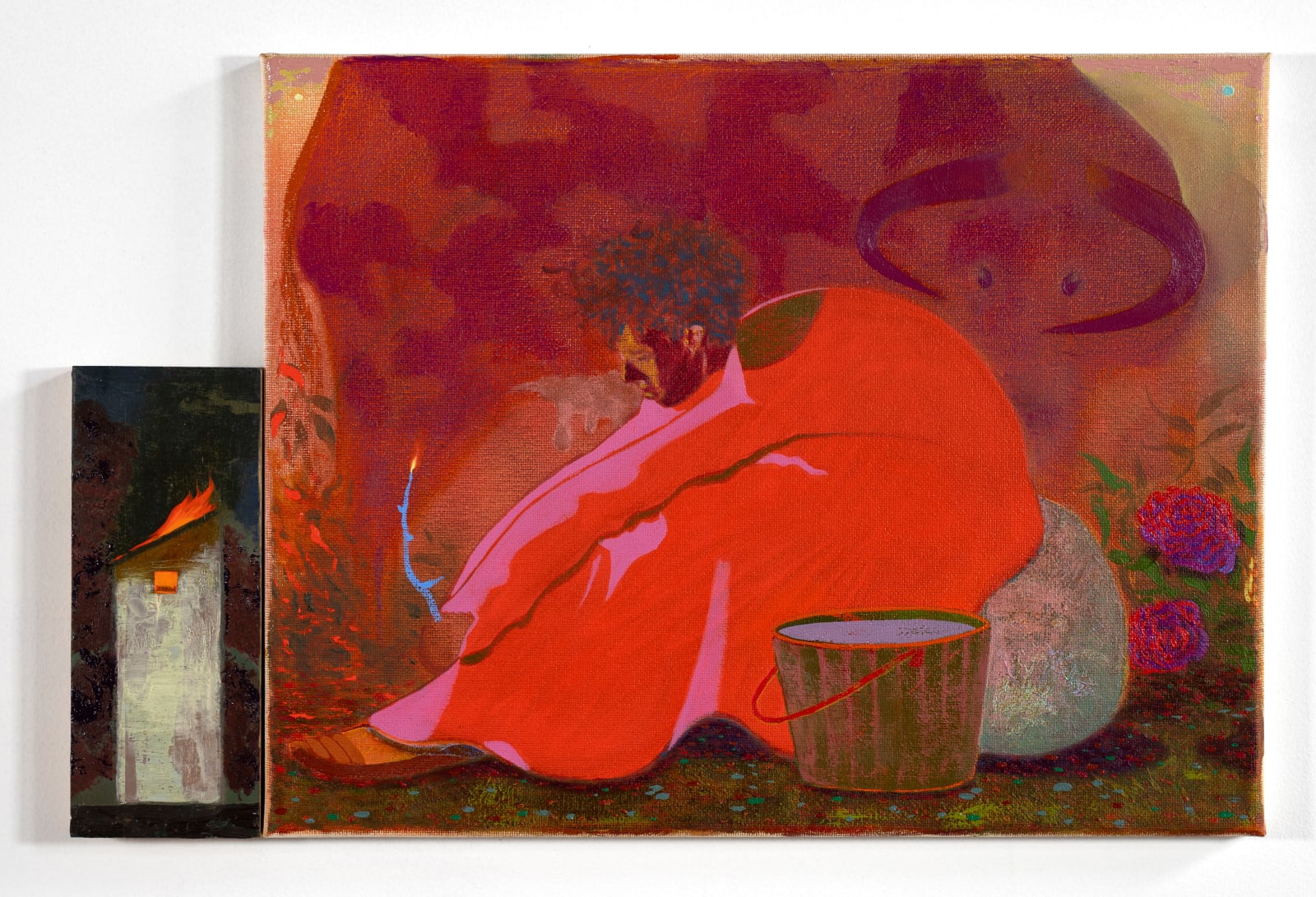 Alex Jackson, Prologue in the Color of Exile (Diptych), 2025