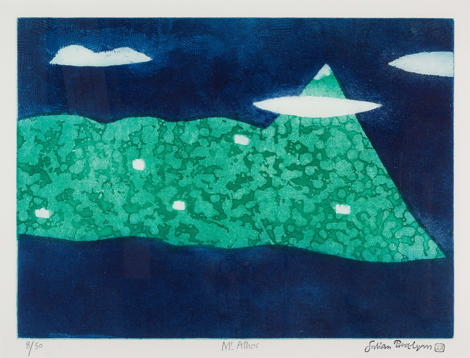 Julian Trevelyan, Mount Athos, Greece, 1981