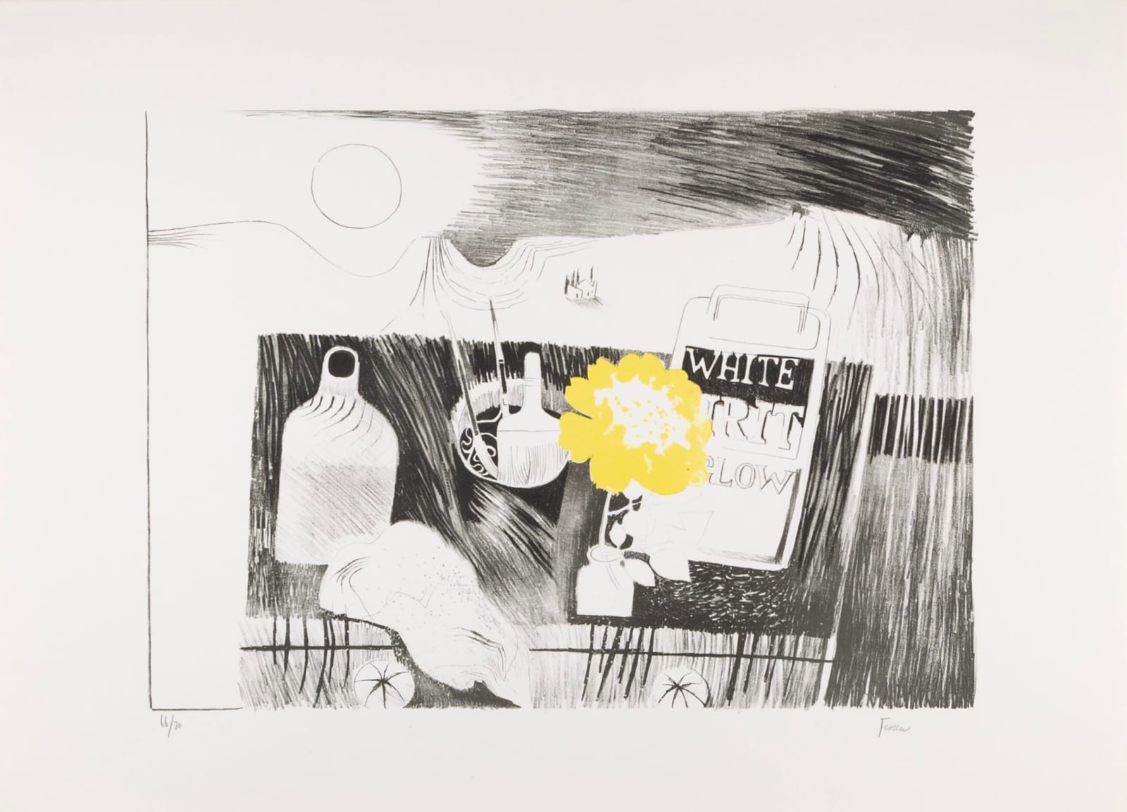 Mary Fedden, Etching Table, 1972