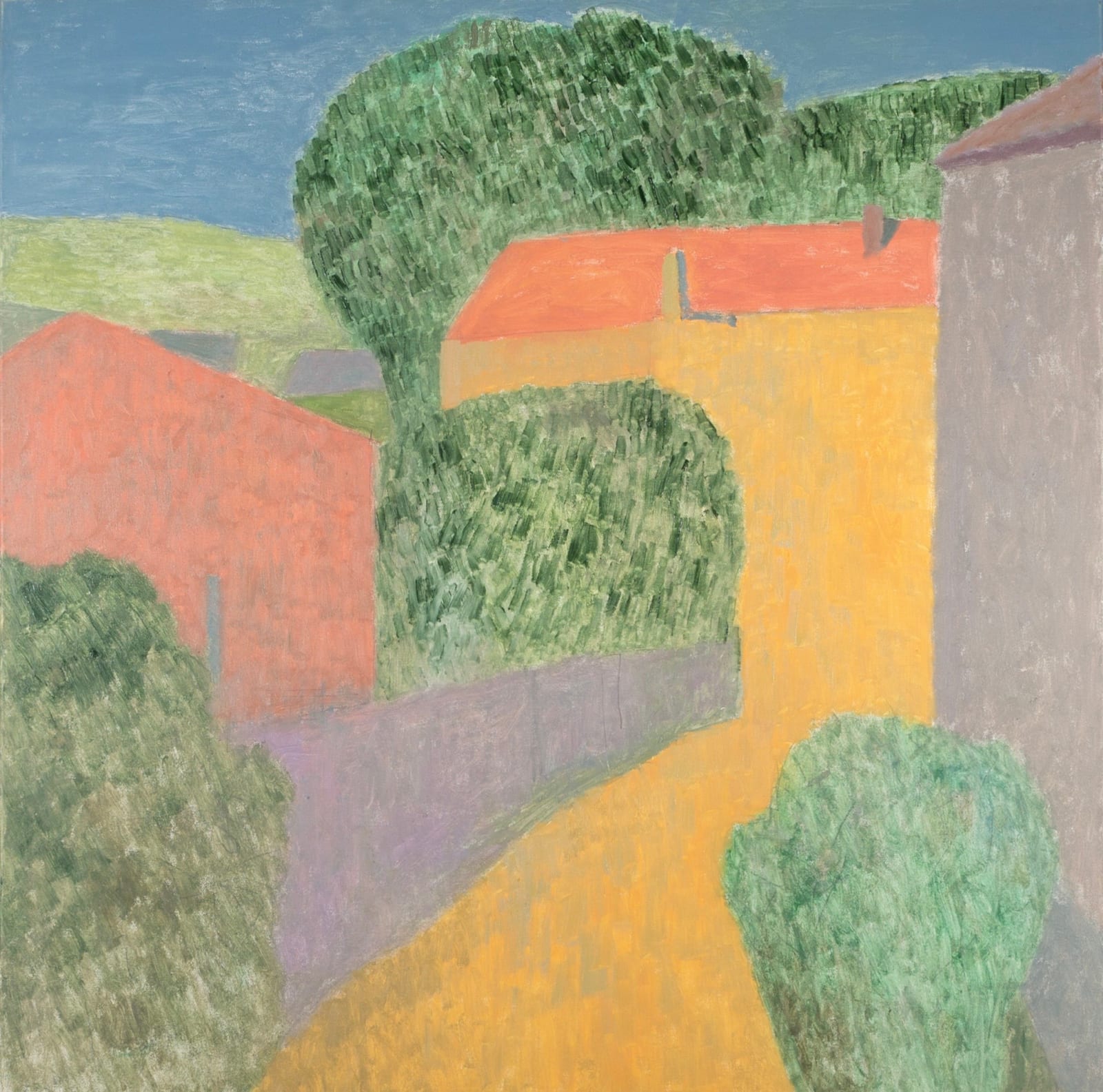 Nicholas Turner, Orange Roof at Céret, 2024