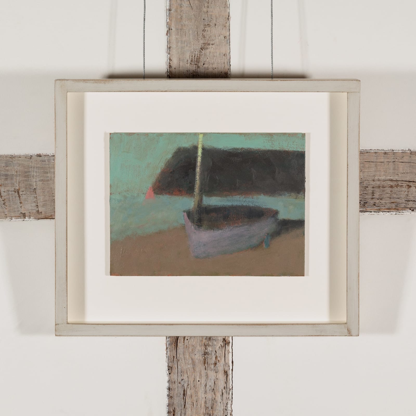 Nicholas Turner, Mast and Red Sail, 2023