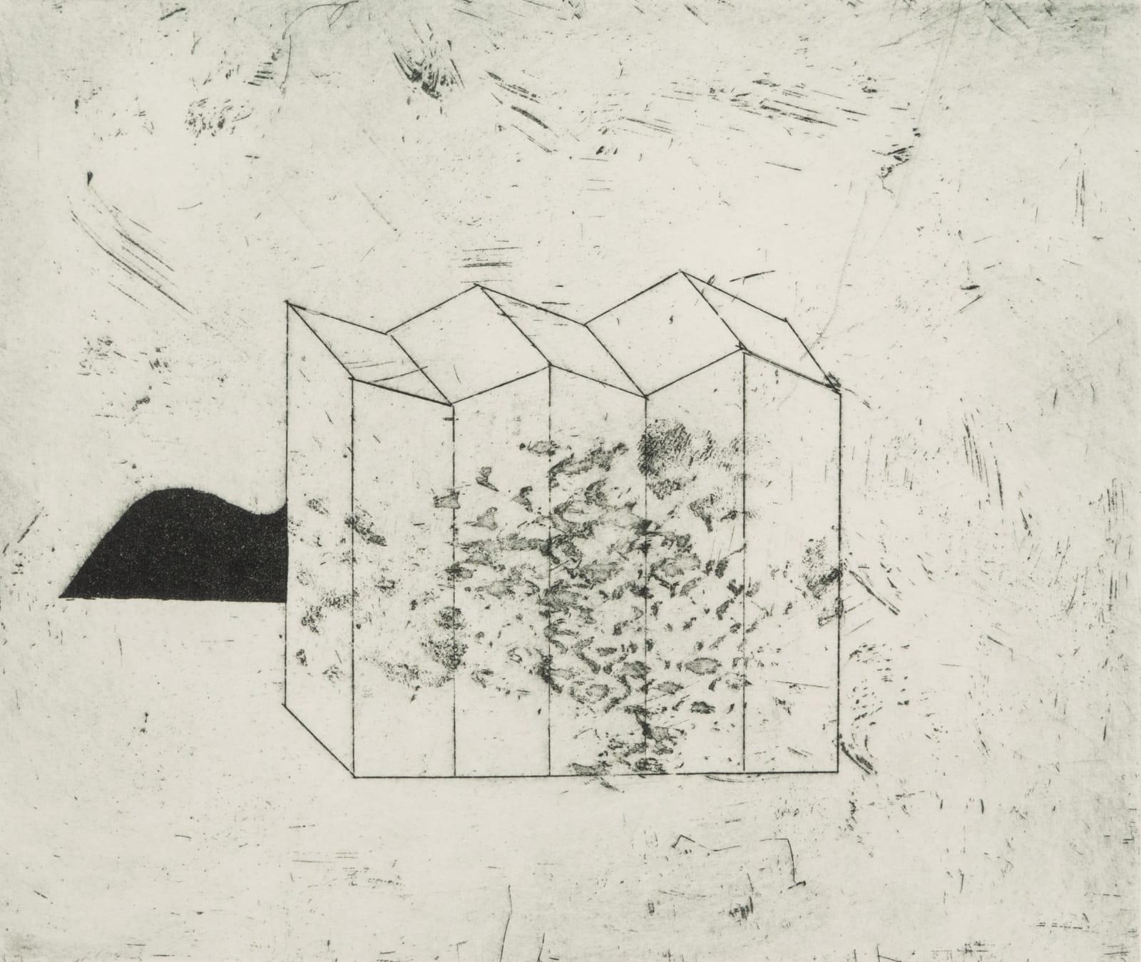 Prunella Clough, Setting I (Warehouse), 1998