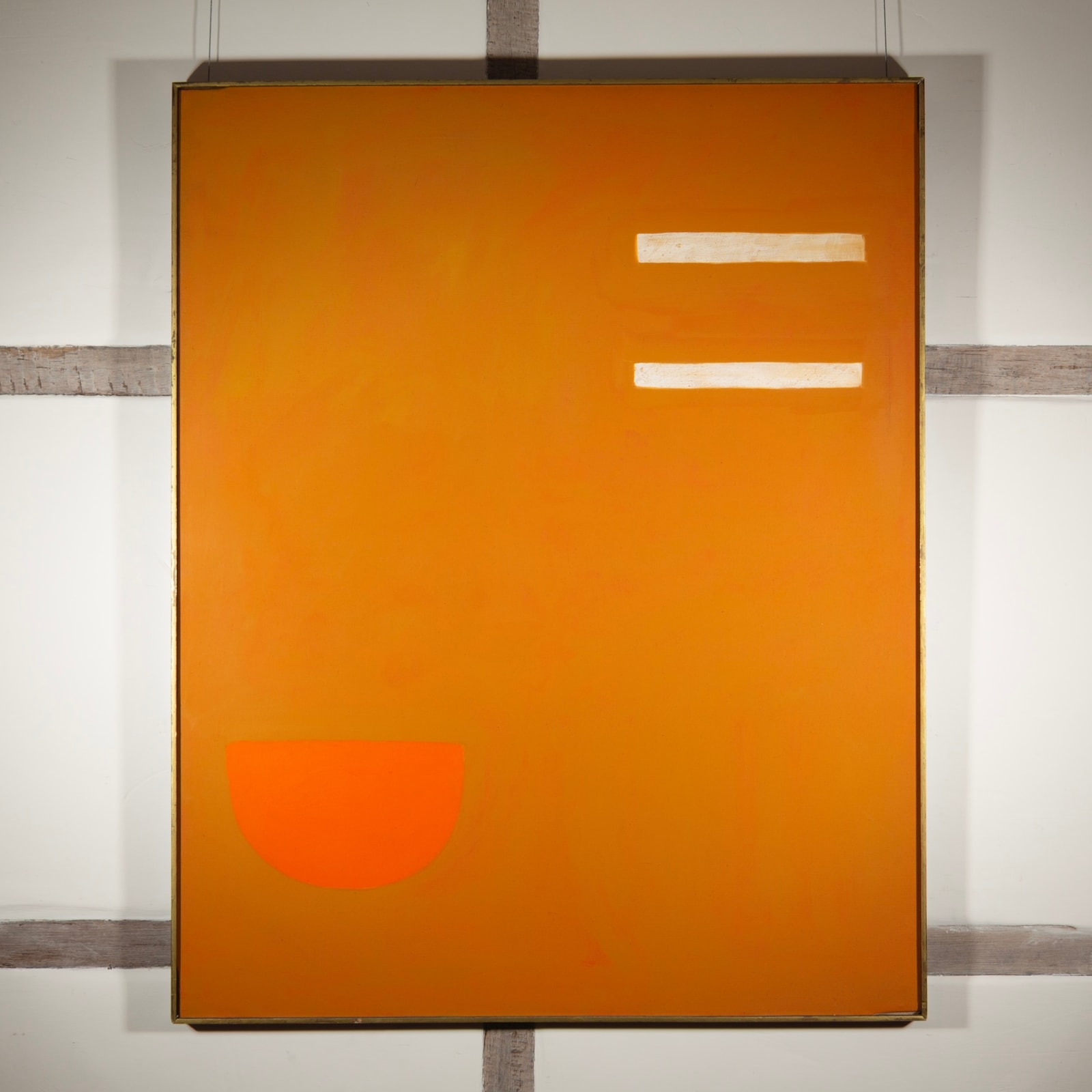 William Scott, Strong Note Orange, 1972