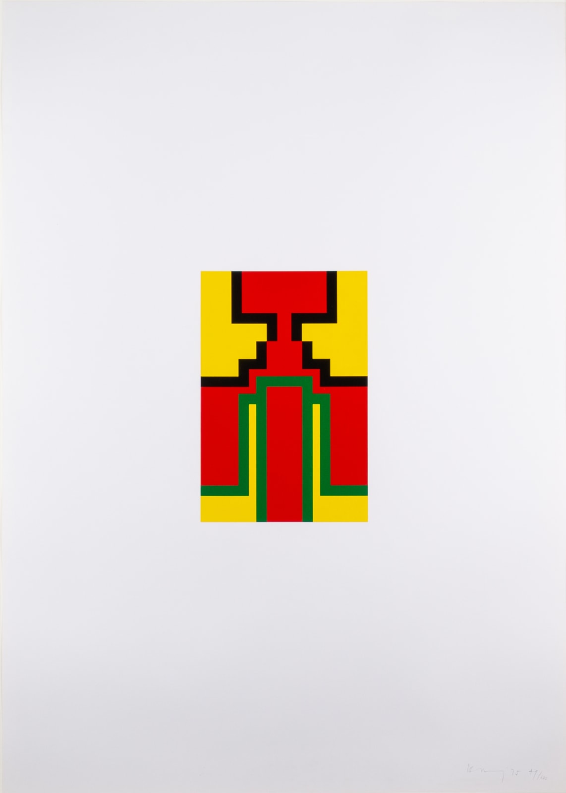 Robyn Denny, V, from Thomas Suite, 1975